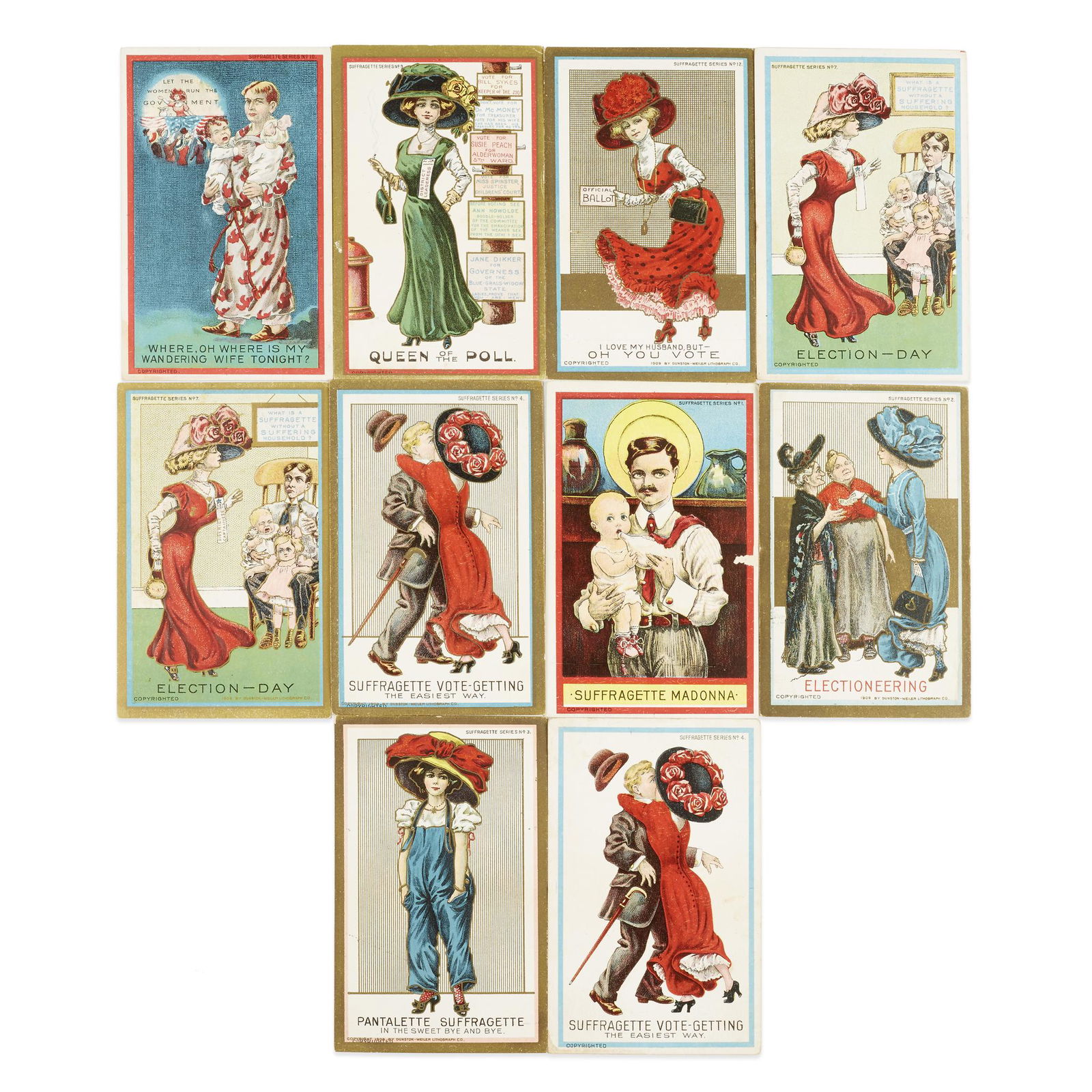 [Americana] [Suffrage], Group of Ten Anti-Suffrage (1 of 1)