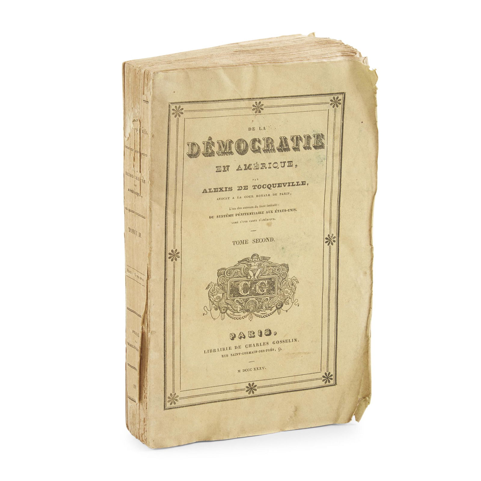 [Americana] Tocqueville, Alexis de, De la démocratie en (1 of 2)