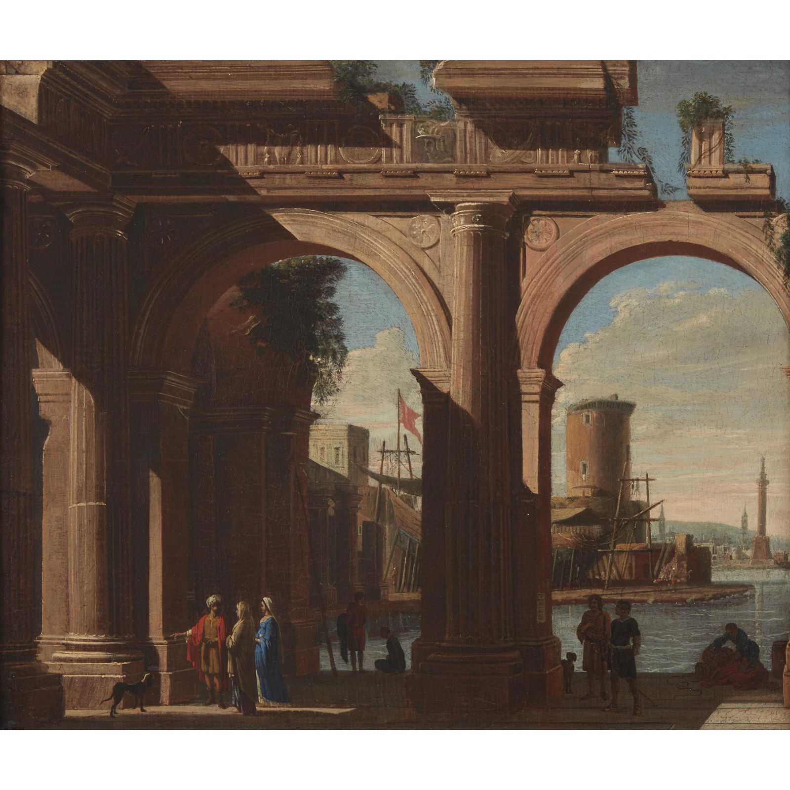 Viviano Codazzi (Italian, c.1604–1670), , Doric Arcade, (1 of 1)