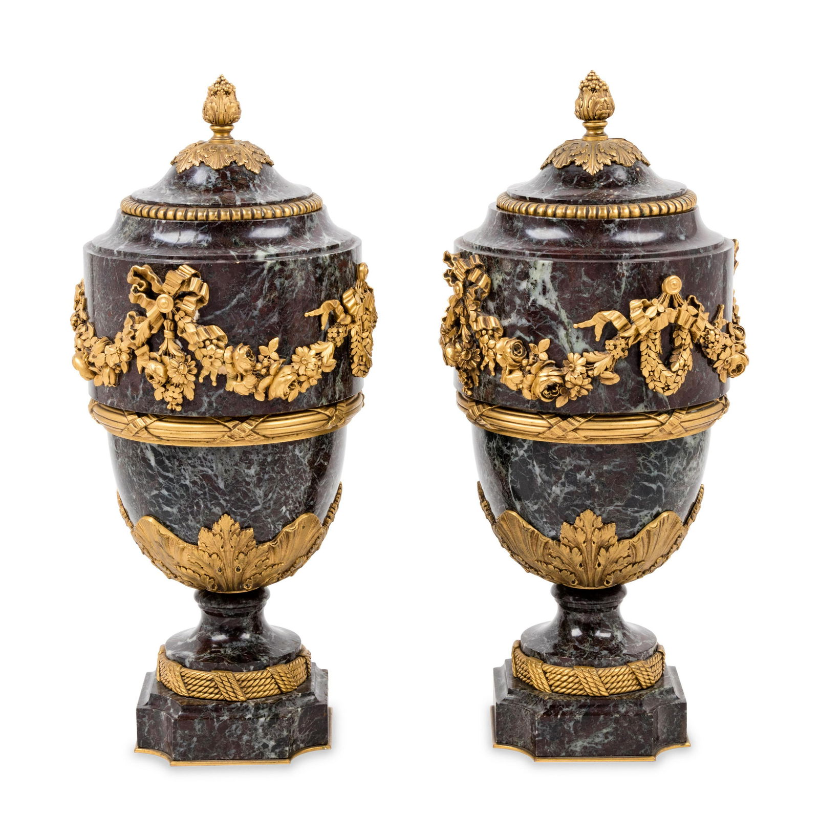 A Pair of Neoclassical Style Gilt Bronze Mounted (1 of 1)