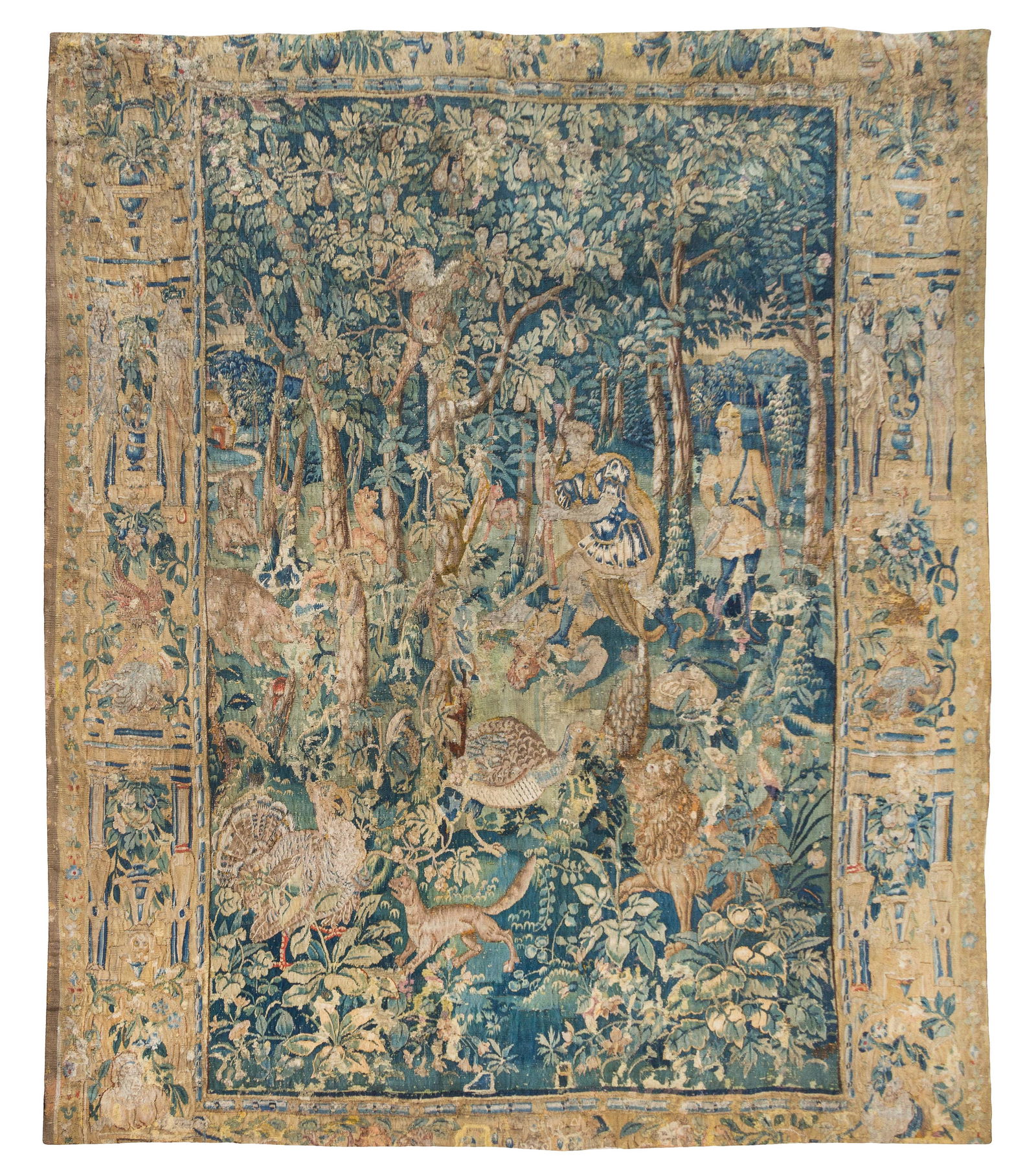A Flemish Wool and Silk Mythological Tapestry (1 of 1)