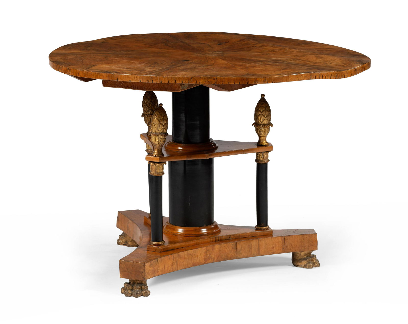 A Continental Neoclassical Parcel Gilt and Ebonized (1 of 4)