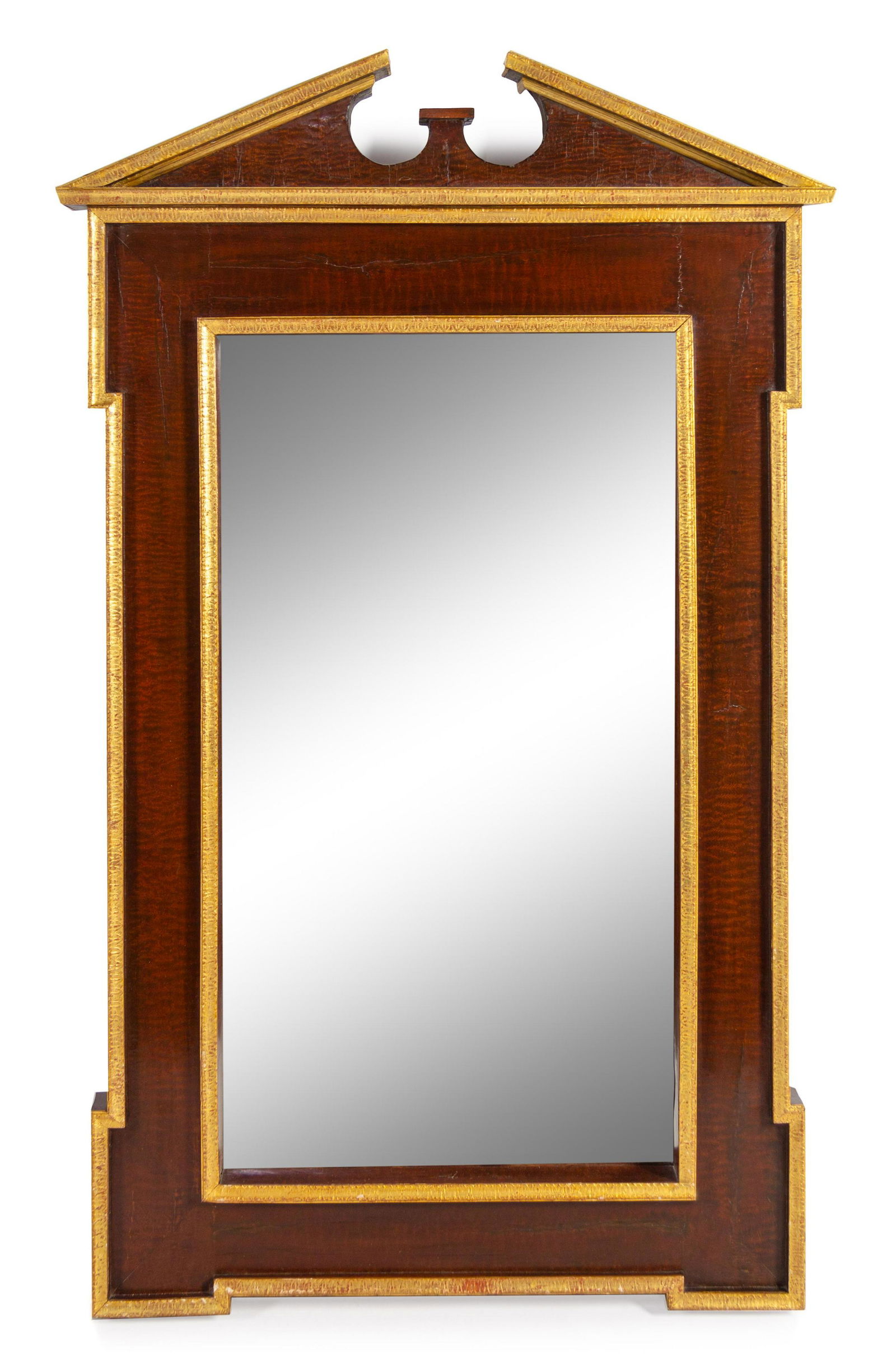 A George III Style Parcel Gilt Mahogany Mirror  (1 of 1)