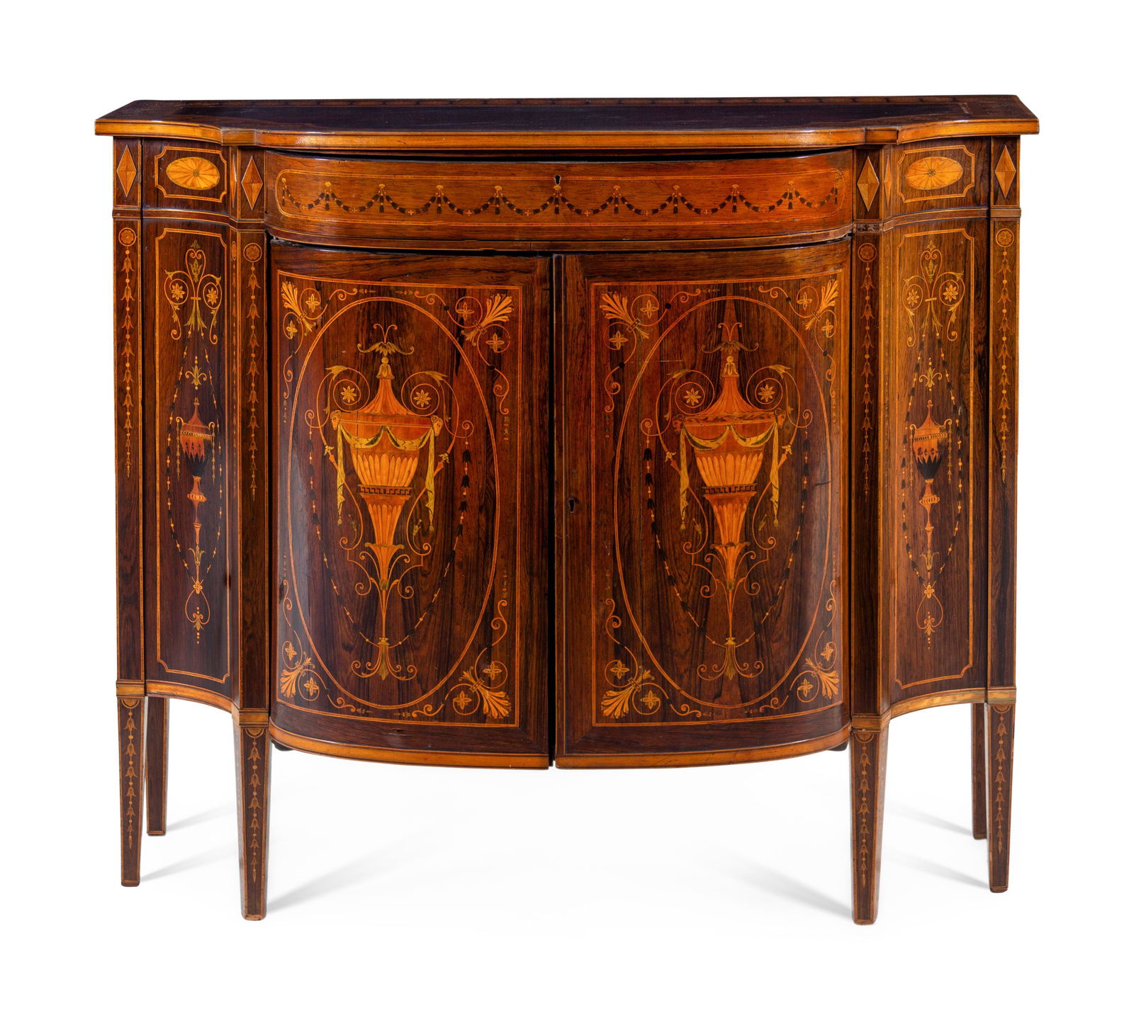 A Victorian Marquetry Console Cabinet  (1 of 3)