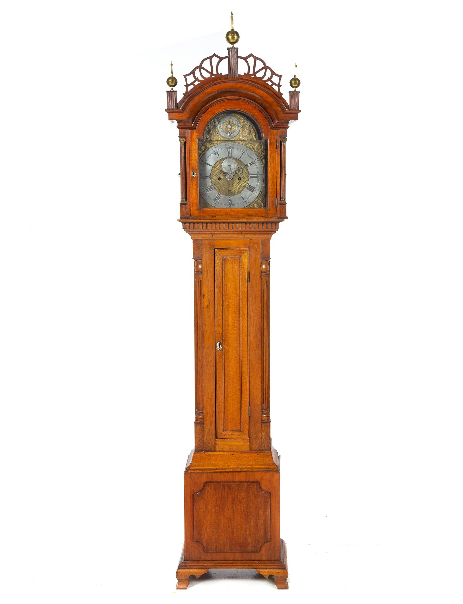 A Federal Walnut Tall Case Clock (1 of 1)
