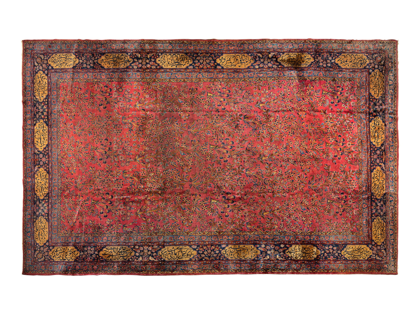 A Kashan Wool Rug (1 of 1)