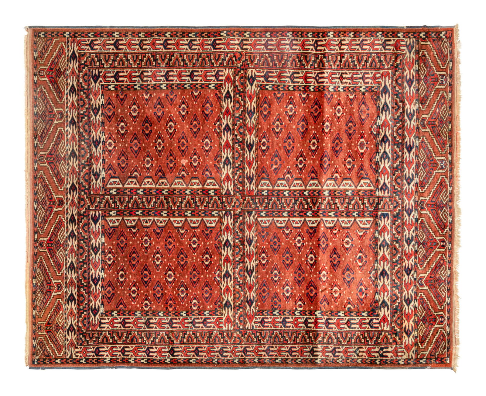 A Turkoman Hatchlu Wool Rug (1 of 1)
