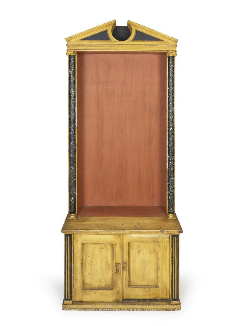 A Pair of Italian Neoclassical Style Painted Bookcases (1 of 1)