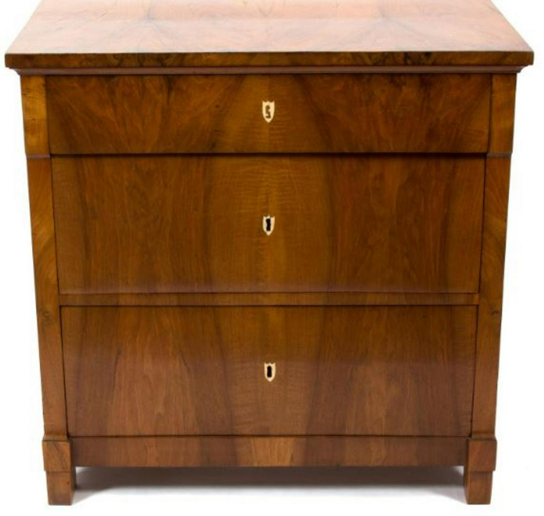 A Biedermeier Walnut Commode  Height 33 x width 33 x (1 of 1)
