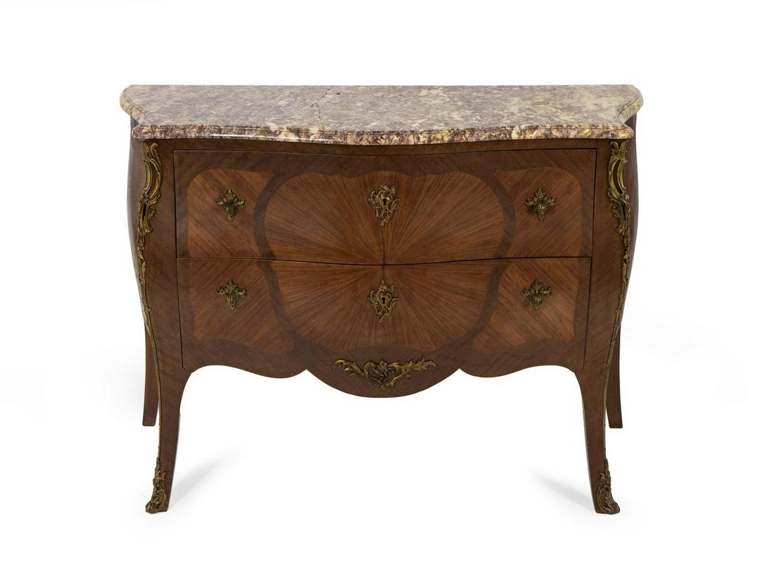 A Louis XV Style Bombe Commode Height 34 x width 48 x (1 of 1)