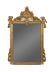 A Louis XVI Style Giltwood Mirror Height 65 x width 40