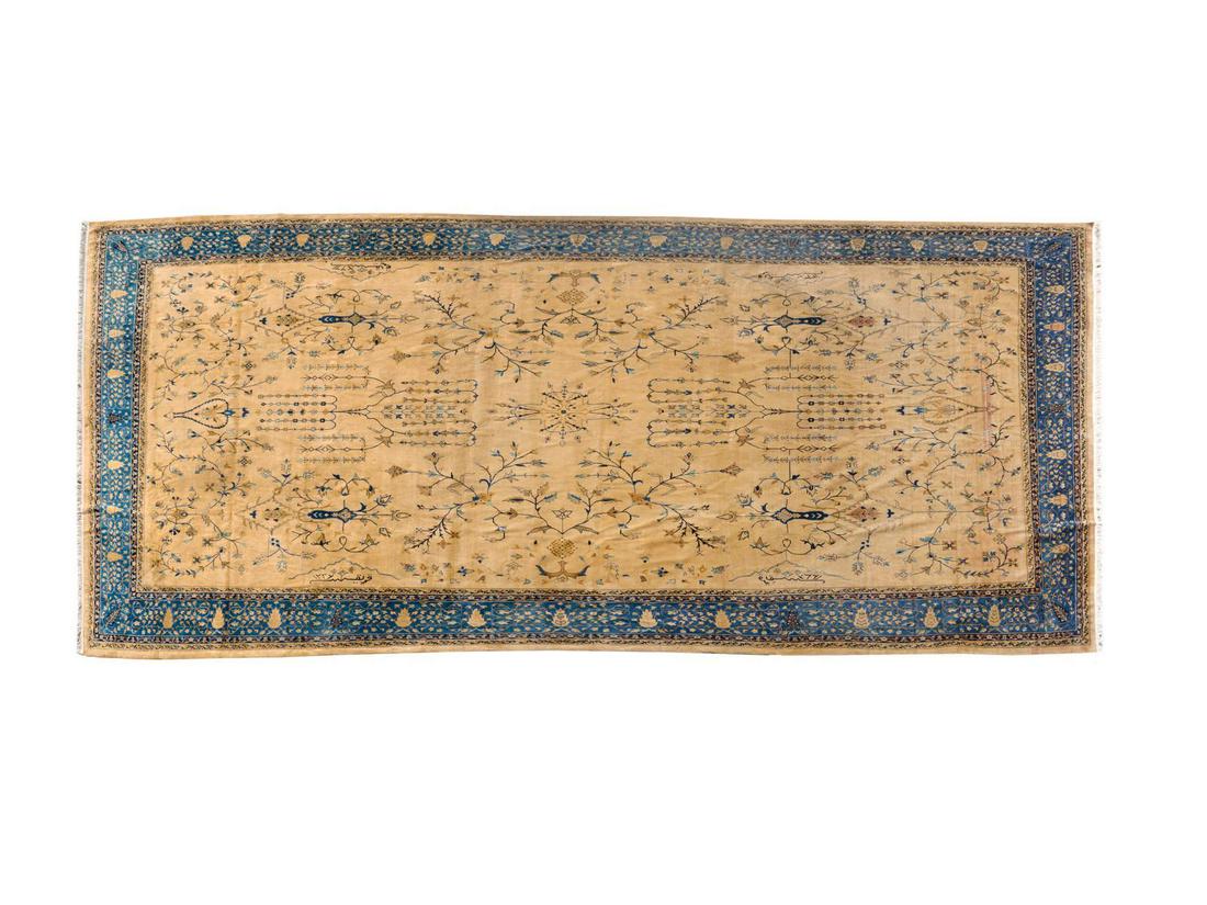 A Laristan Wool Rug 19 feet 3 inches x 12 feet. (1 of 1)