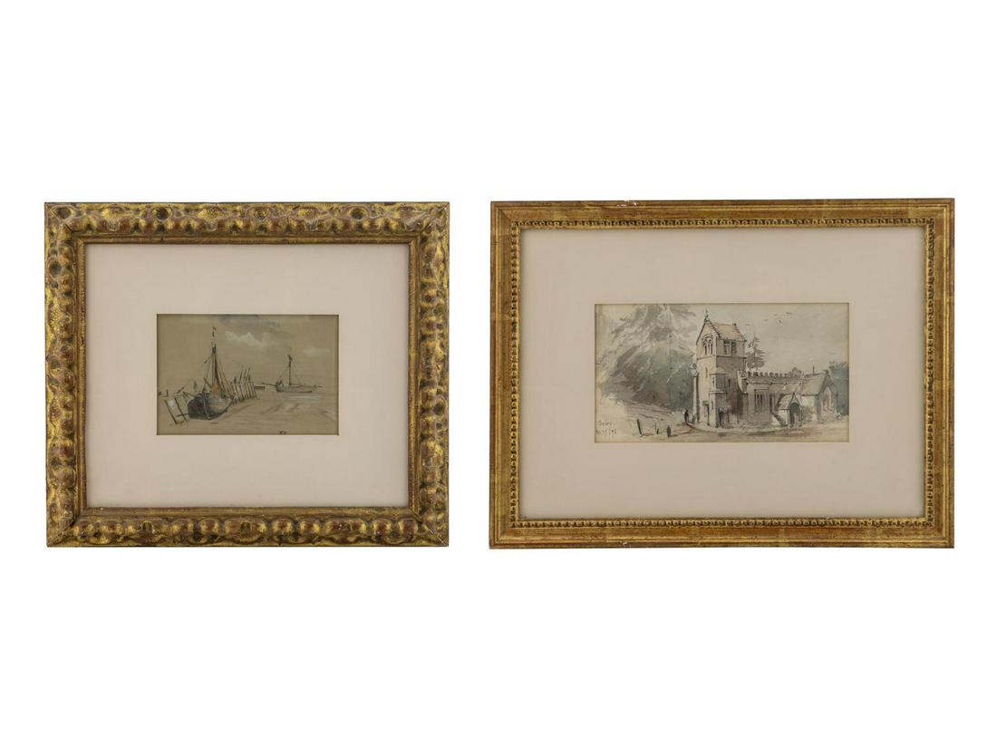 Two Works on Paper Largest framed 12 1/2 x 16 1/2 (1 of 1)