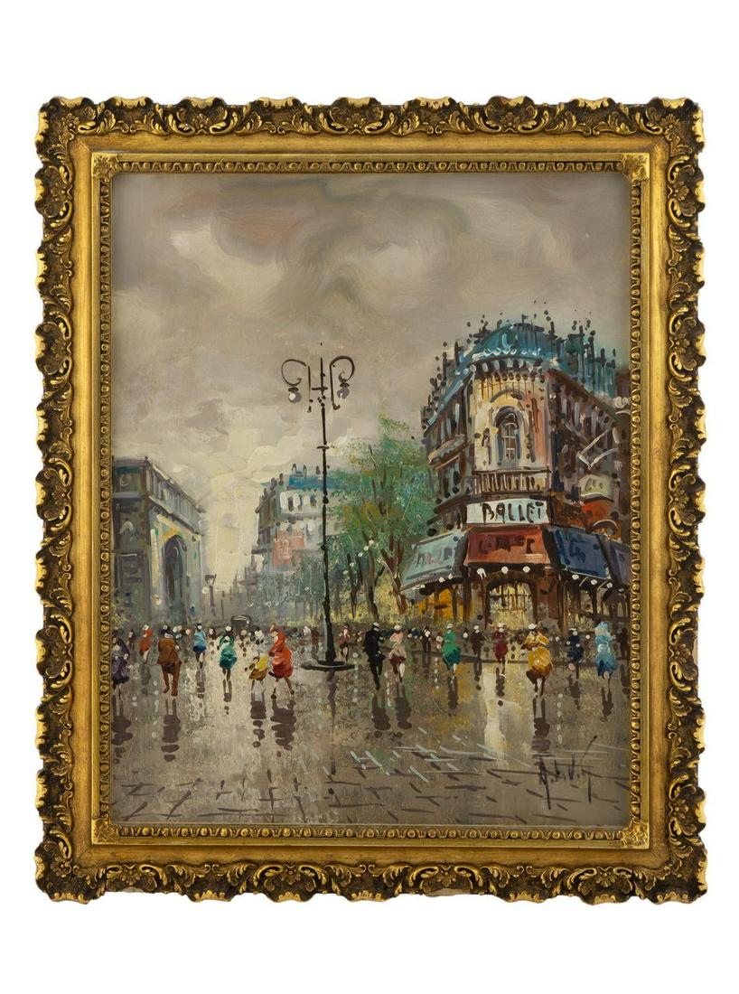 Antonio DeVity (Italian, 1901-1993) Paris Street Scene (1 of 1)