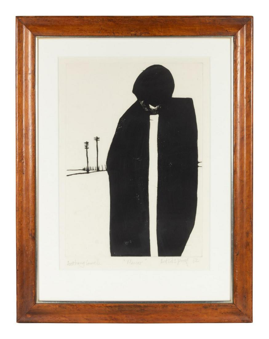 Anthony Currell (British, b. 1942) Miner, 1962: Anthony Currell (British, b. 1942) Miner, 1962 etching signed and editioned AP in pencil 25 x 17 1/4 inches.