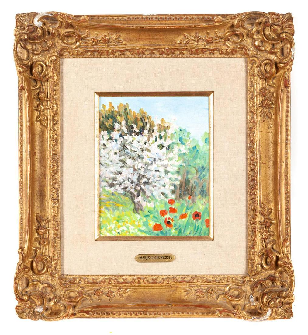 Marie Lucie Nessi-Valtat (FRENCH, 1900-1992) Flowers: Marie Lucie Nessi-Valtat (FRENCH, 1900-1992) Flowers oil on canvas 9 x 7 inches. Property from the Collection of Karl Zeisler, Chicago, Illinois