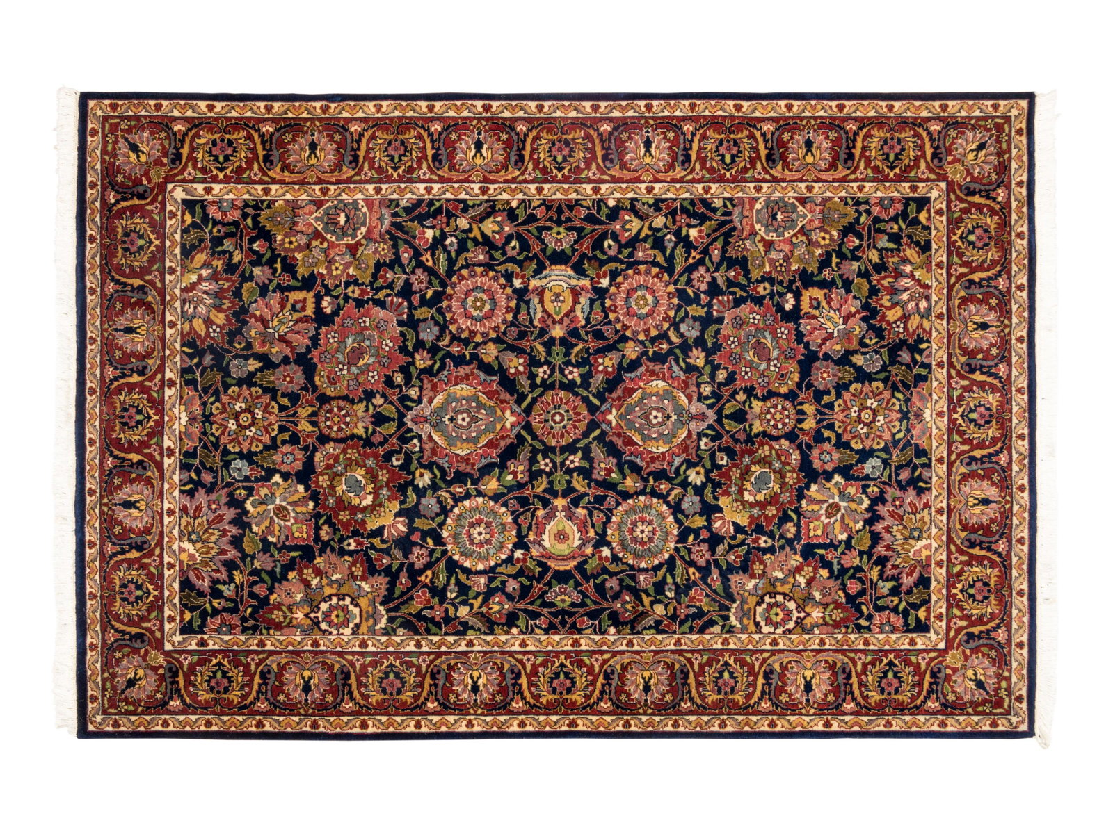 A Bidjar Wool Rug 6 feet x 4 feet 1 inch.: A Bidjar Wool Rug SECOND HALF 20TH CENTURY with allover stylized foliate decoration. 6 feet x 4 feet 1 inch. Property from the Collection of Karl Zeisler, Chicago, Illinois
