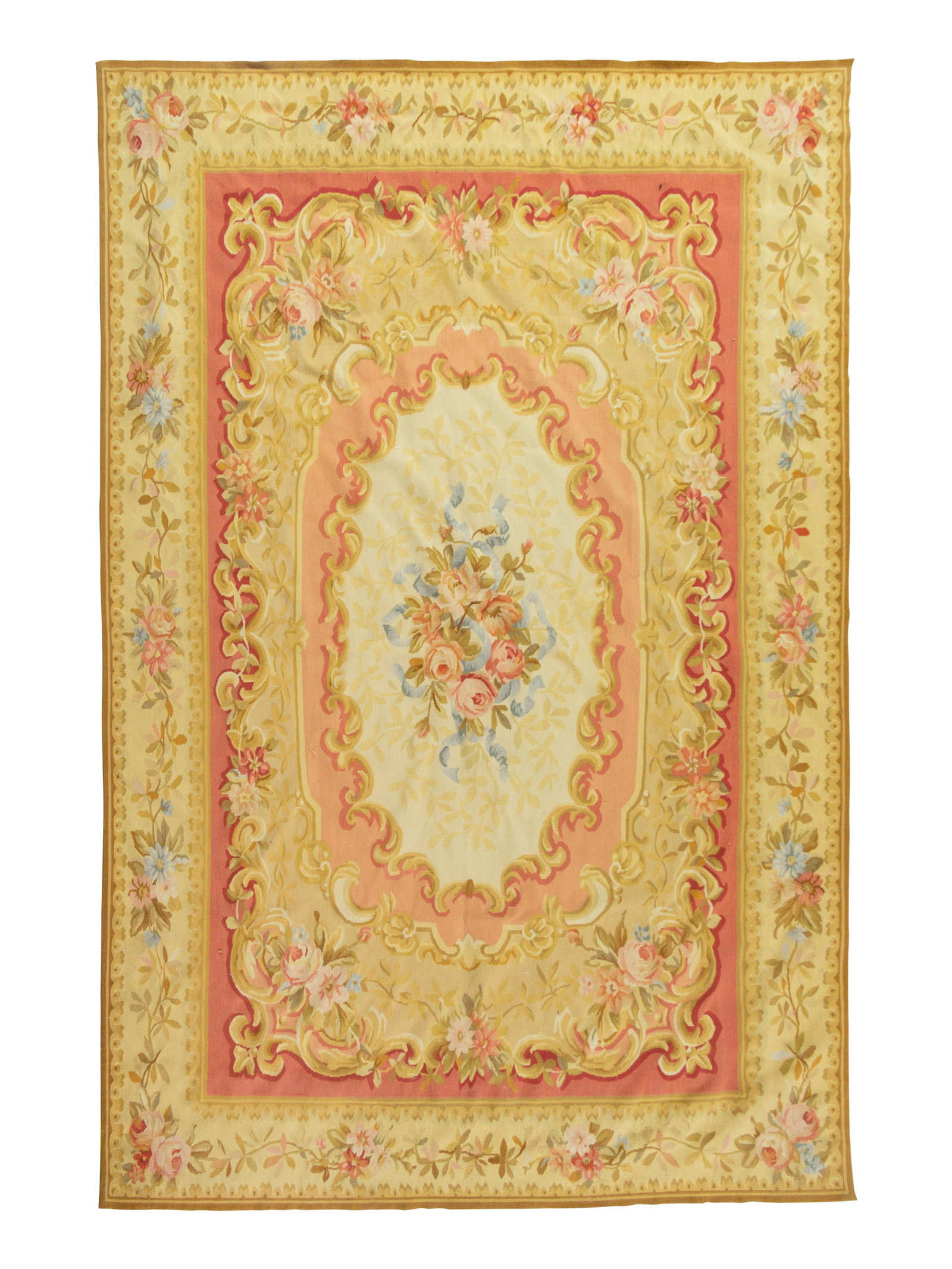 An Aubusson Wool Rug: An Aubusson Wool Rug Late 19th/Early 20th Century 6 feet x 9 feet. Property from the Collection of Michael and Janice Doniger, Chicago, Illinois