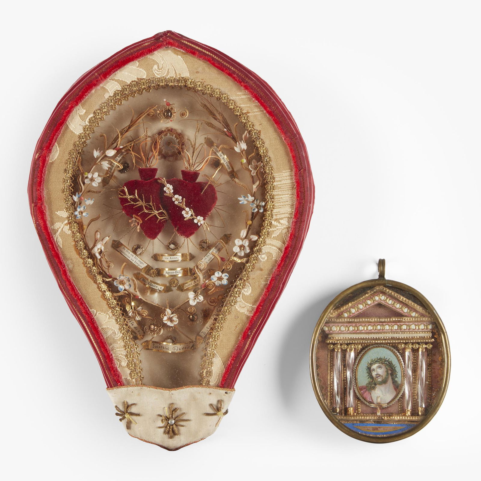 Two small Continental reliquaries, 19th century (1 of 1)