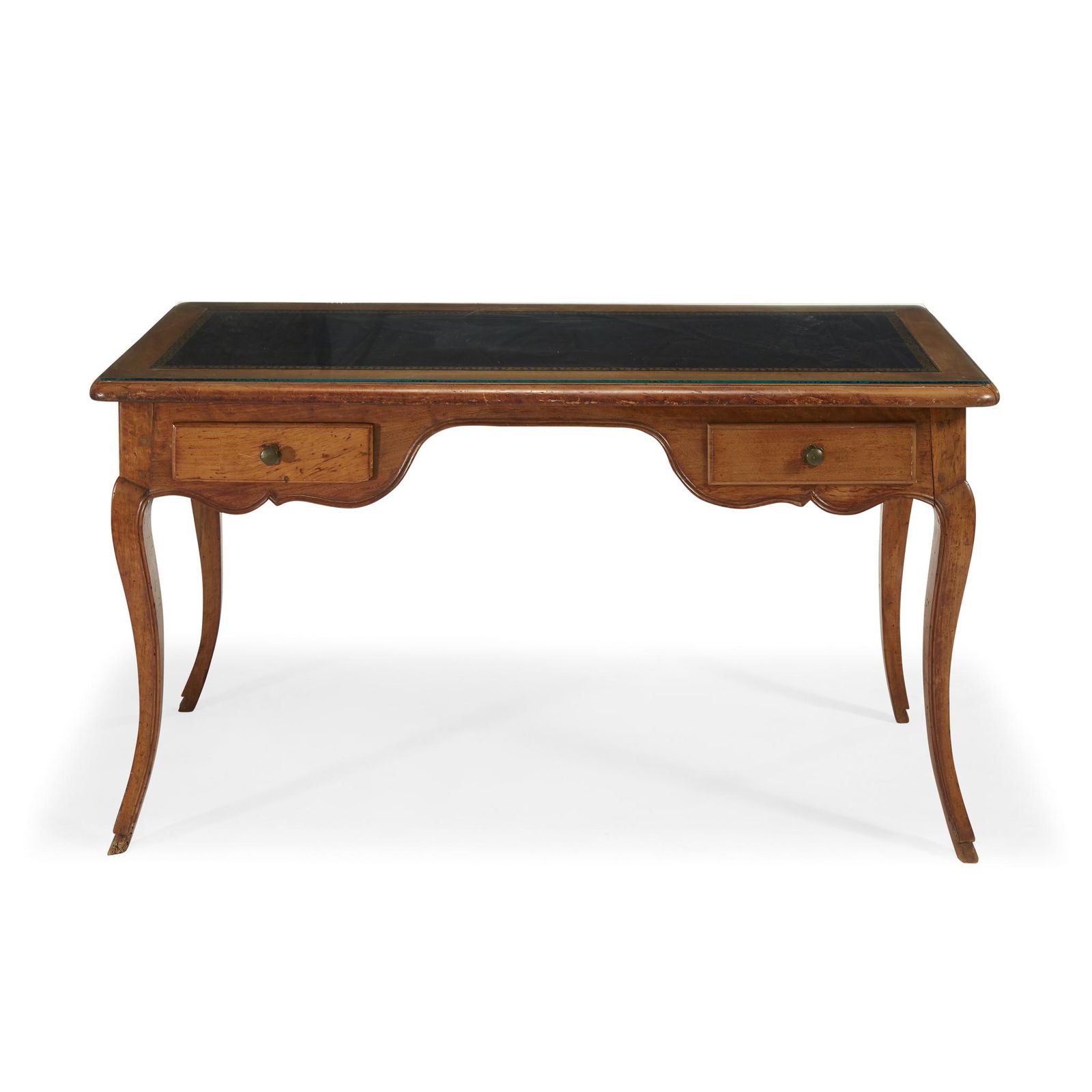 French Provincial fruitwood writing desk, 19th century (1 of 1)
