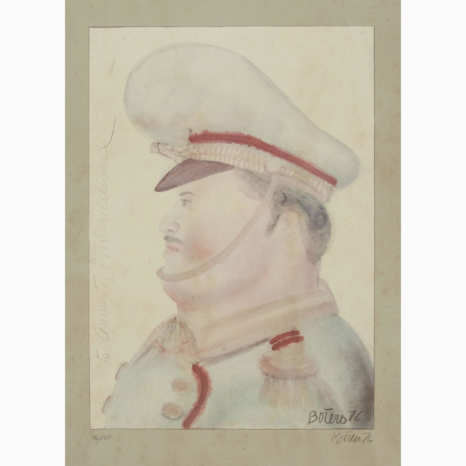 Fernando Botero (Colombian, b. 1932), , To Amnesty (1 of 1)