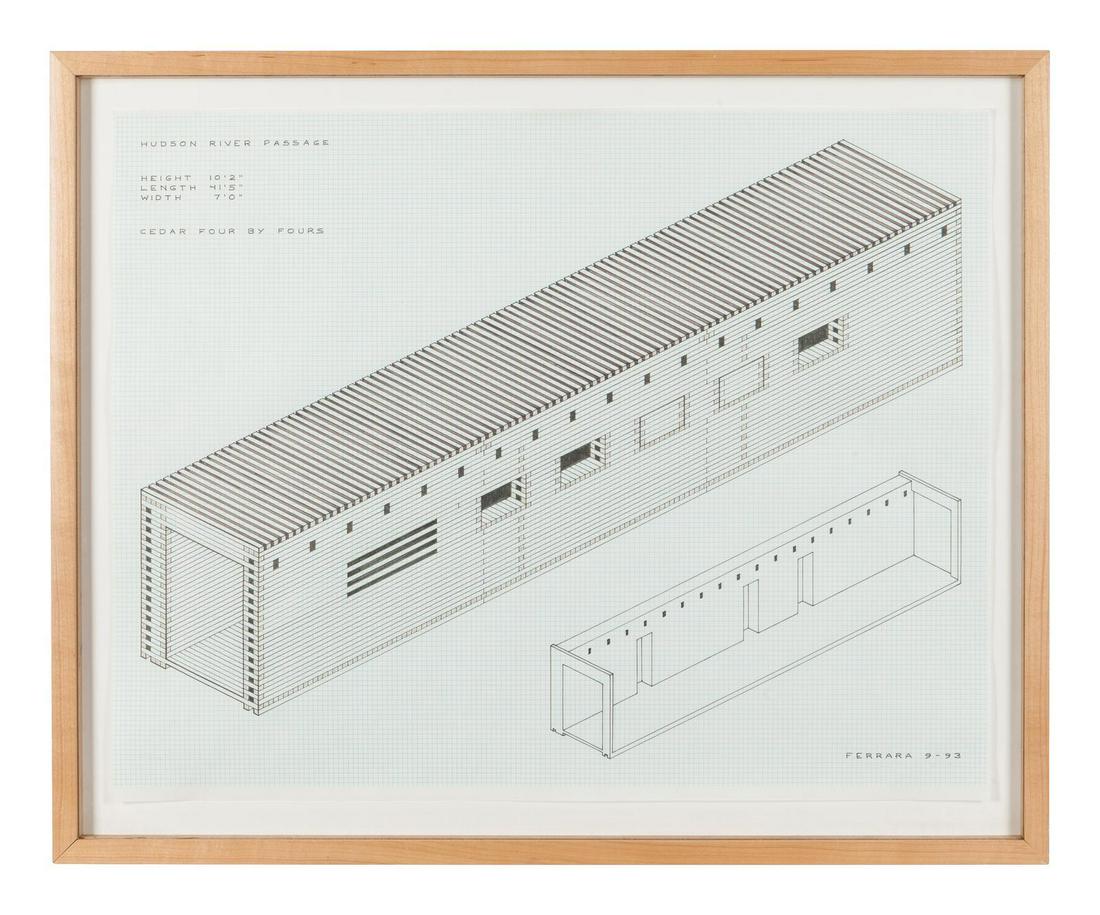 Jackie Ferrara (American, b. 1929) Hudson River (1 of 2)