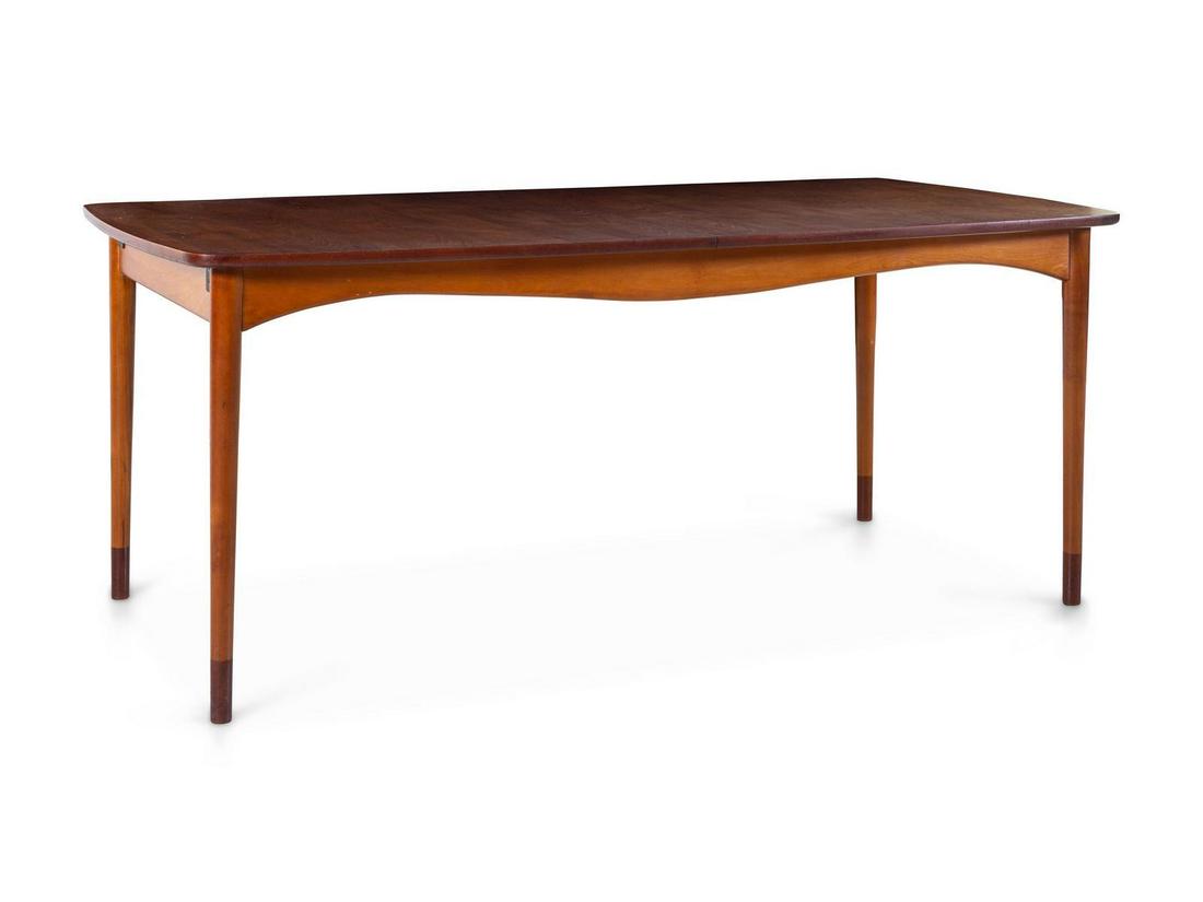 Finn Juhl (Danish, 1912-1989) Dining TableÂ Bovirke, (1 of 2)