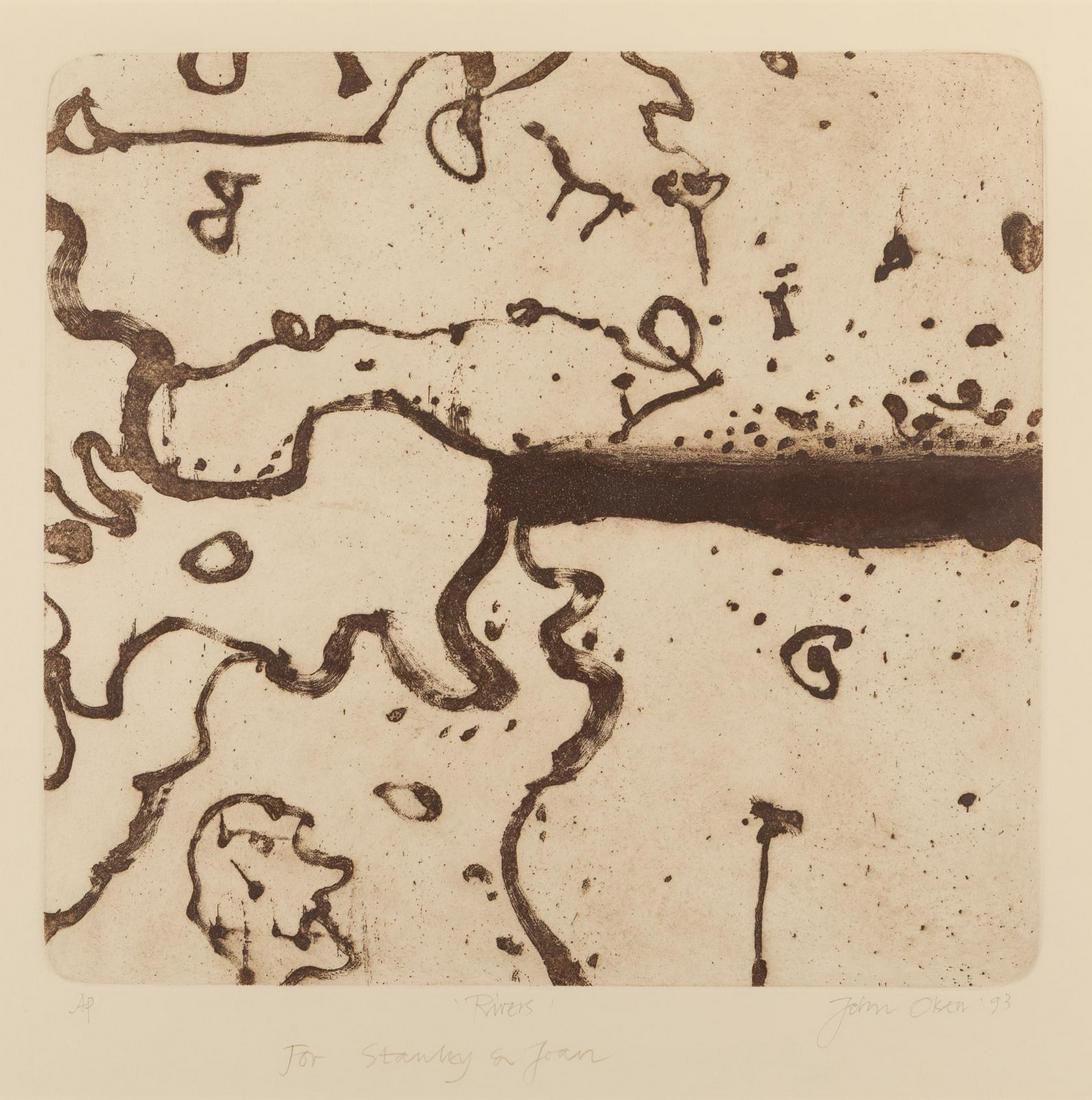 John Henry Olsen  (Australian, b. 1928) Rivers, 1993 (1 of 1)