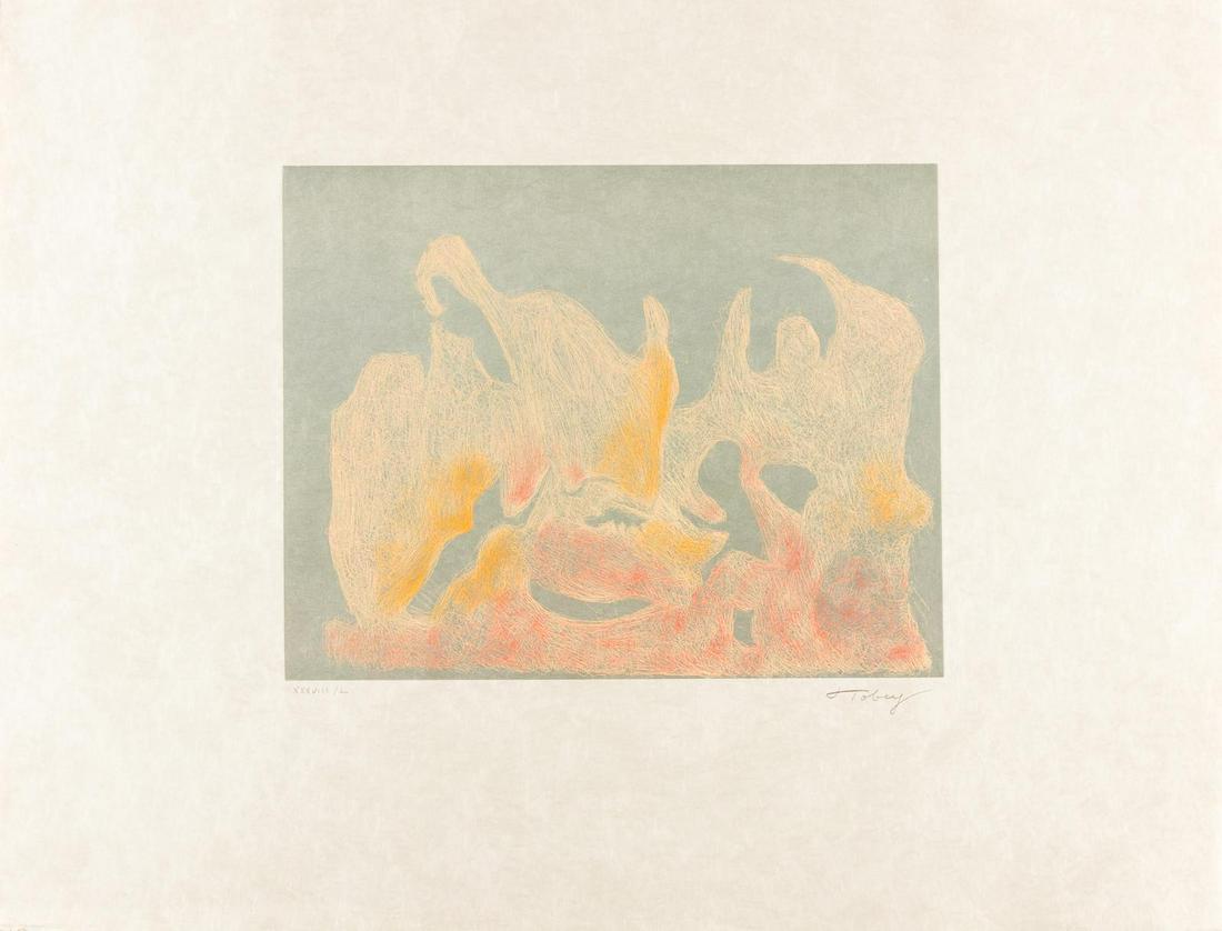 Mark Tobey  (American, 1890-1976) Awakening Dawn and (1 of 4)