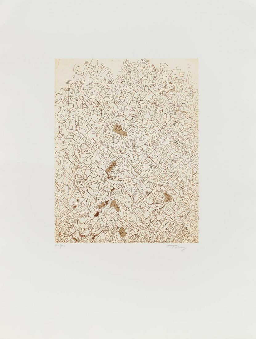 Mark Tobey (American, 1890-1976) Psaltry-2nd Form, 1974 (1 of 1)