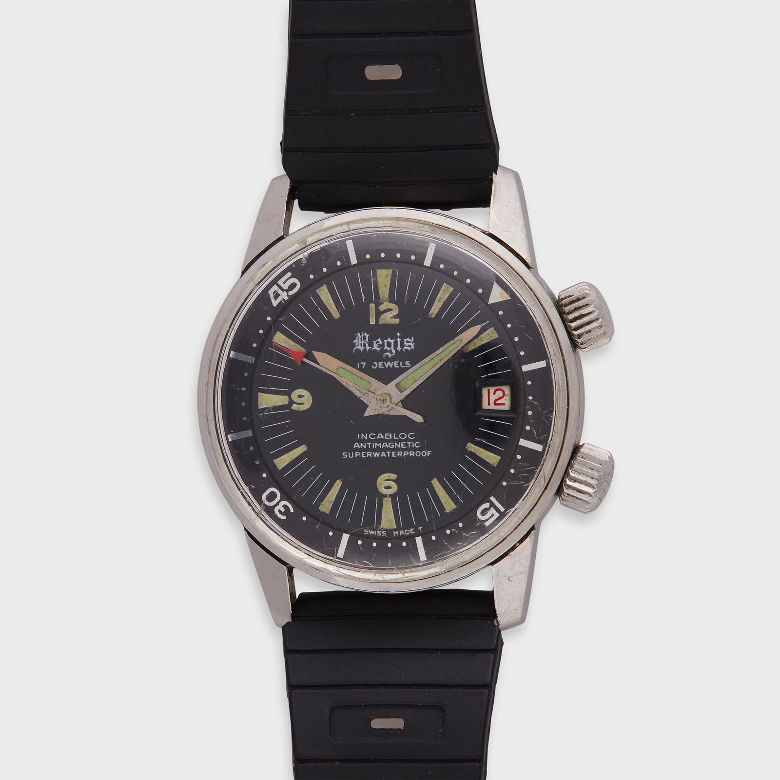 A stainless steel automatic strap dive wristwatch with (1 of 1)