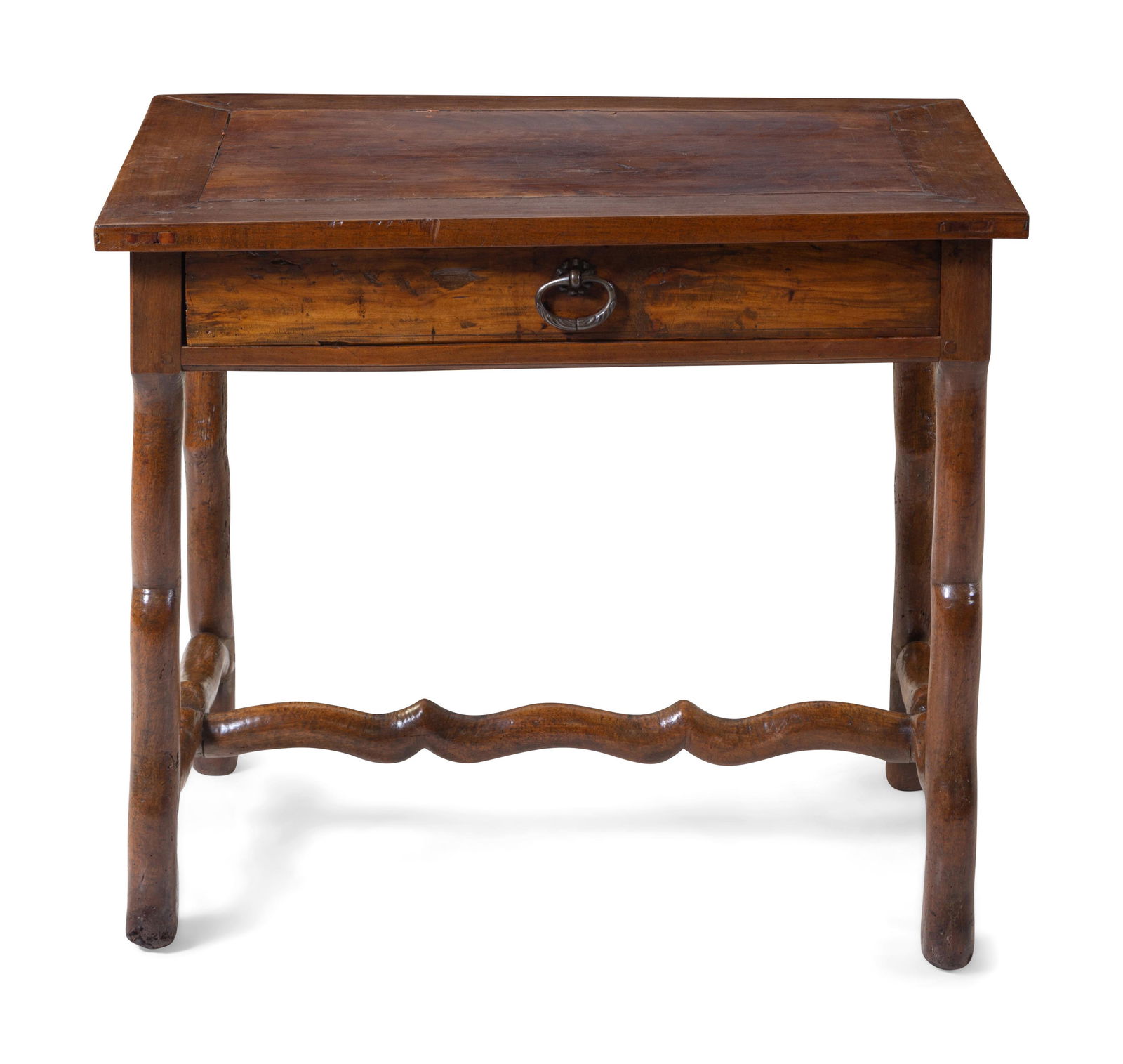A French Provincial Walnut Side Table (1 of 2)