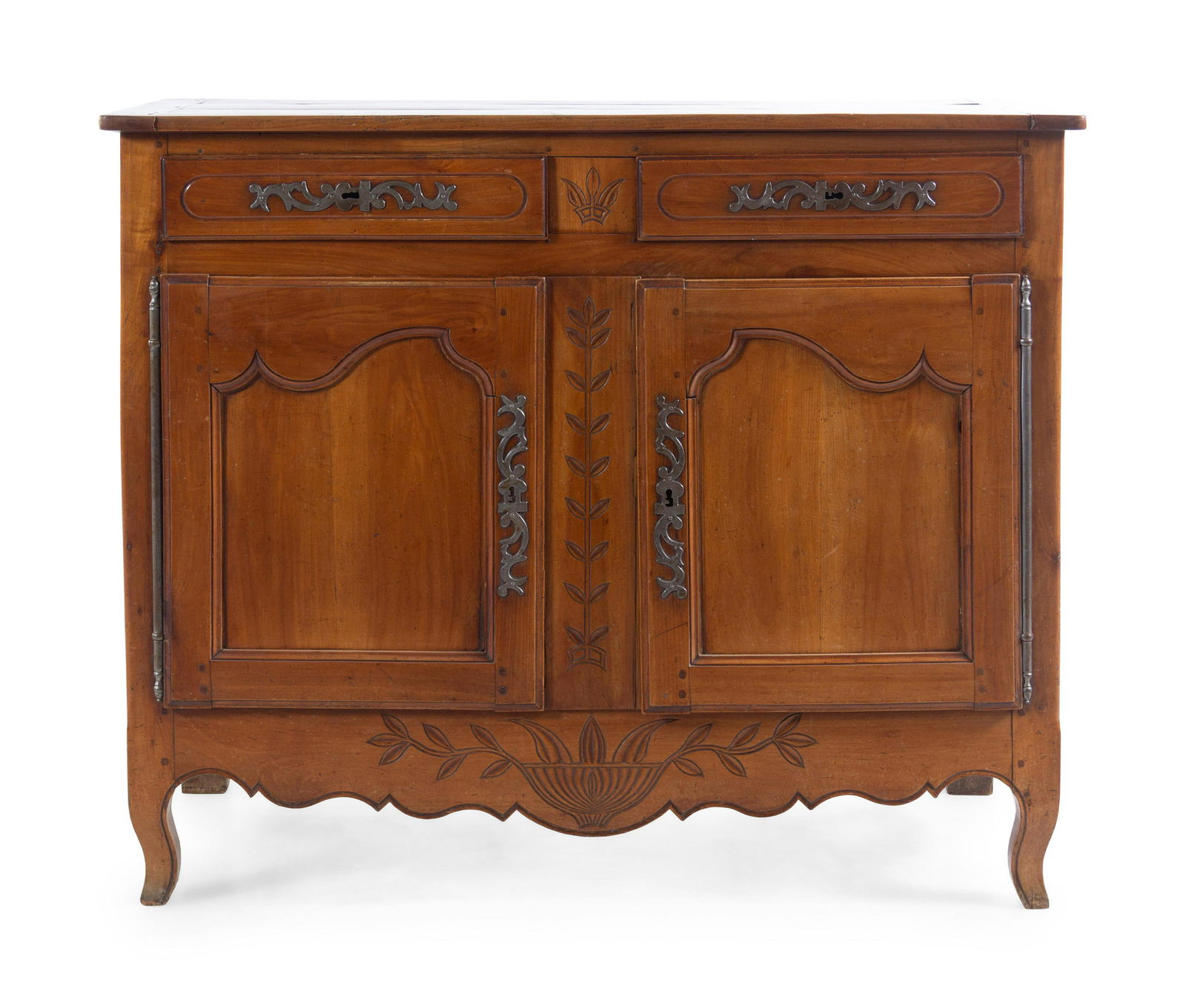 A Louis XV Provincial Walnut Cabinet (1 of 3)