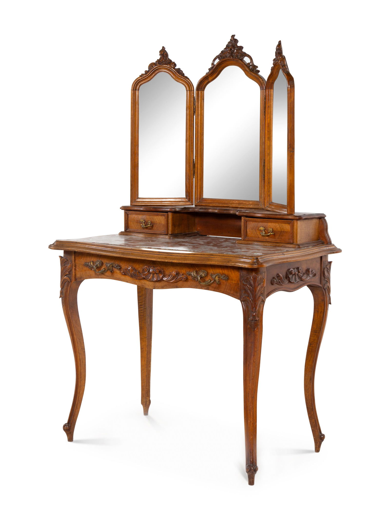 A Louis XV Style Walnut Dressing Table (1 of 2)