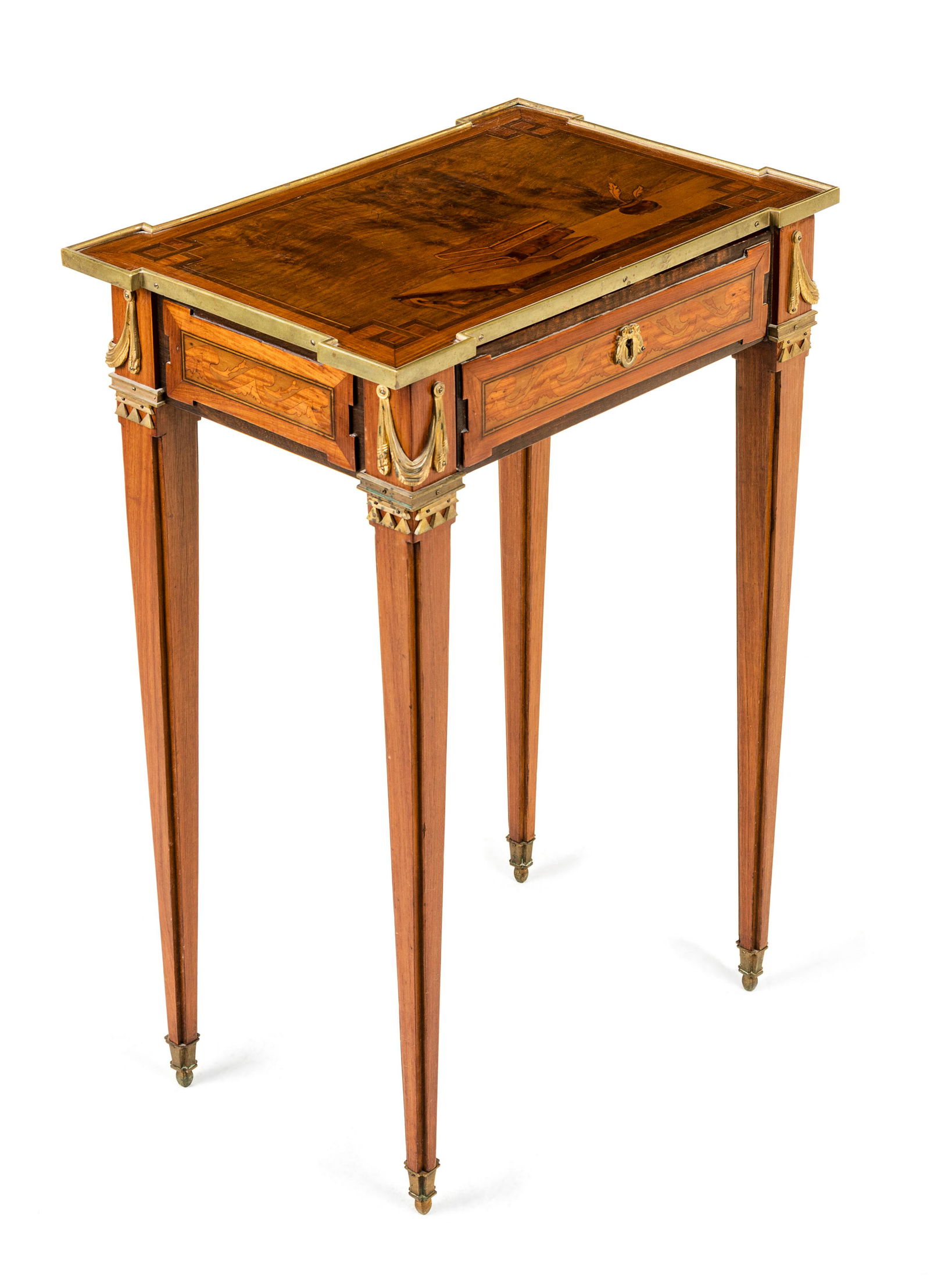 A Louis XVI Marquetry Writing Table (1 of 4)