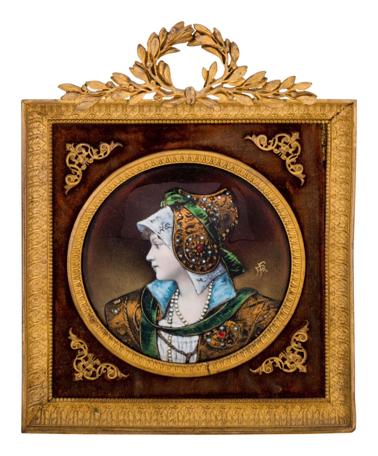 A French Enameled Copper Plaque (1 of 1)