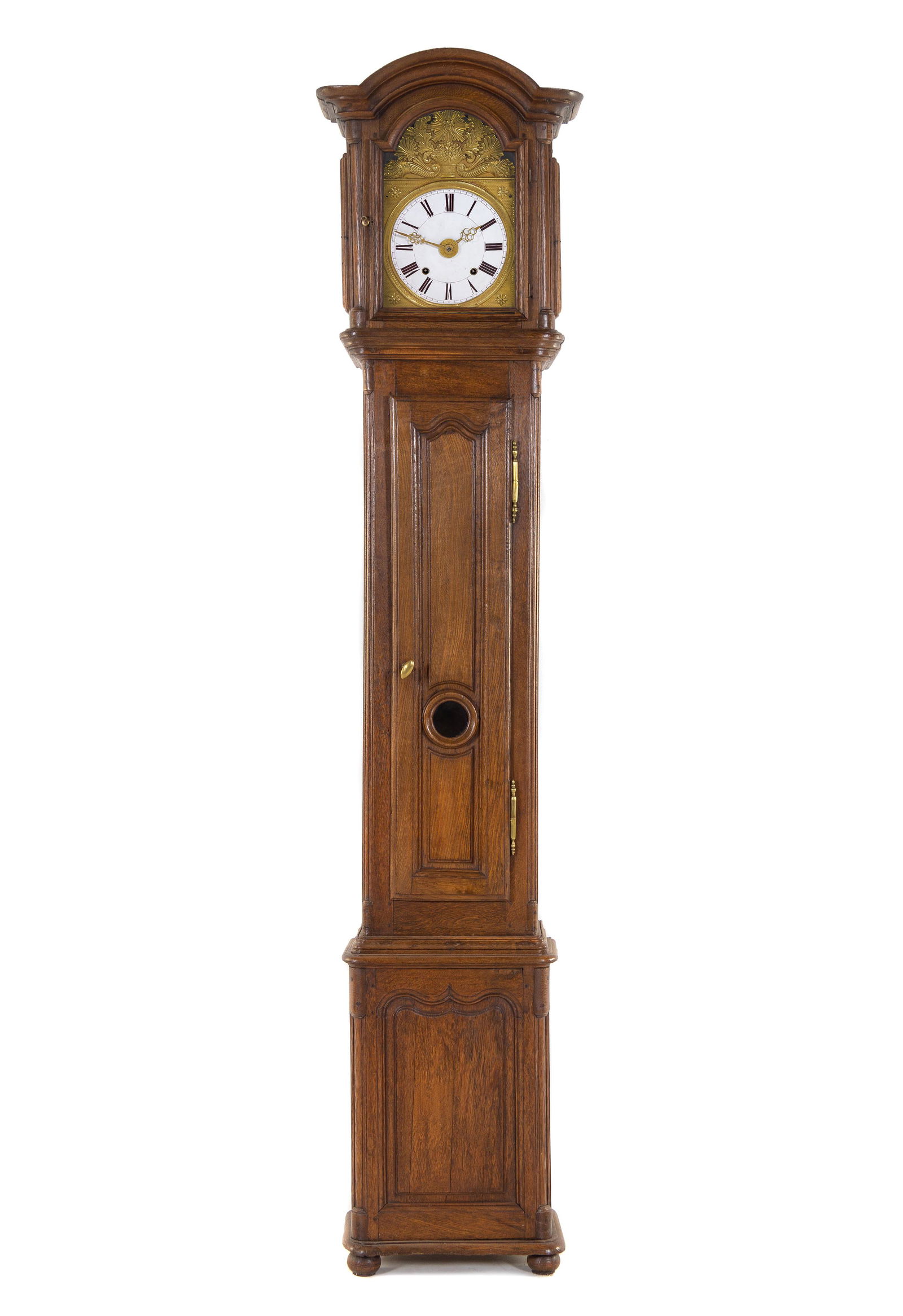A Louis Philippe Oak Tall Case Clock  (1 of 2)