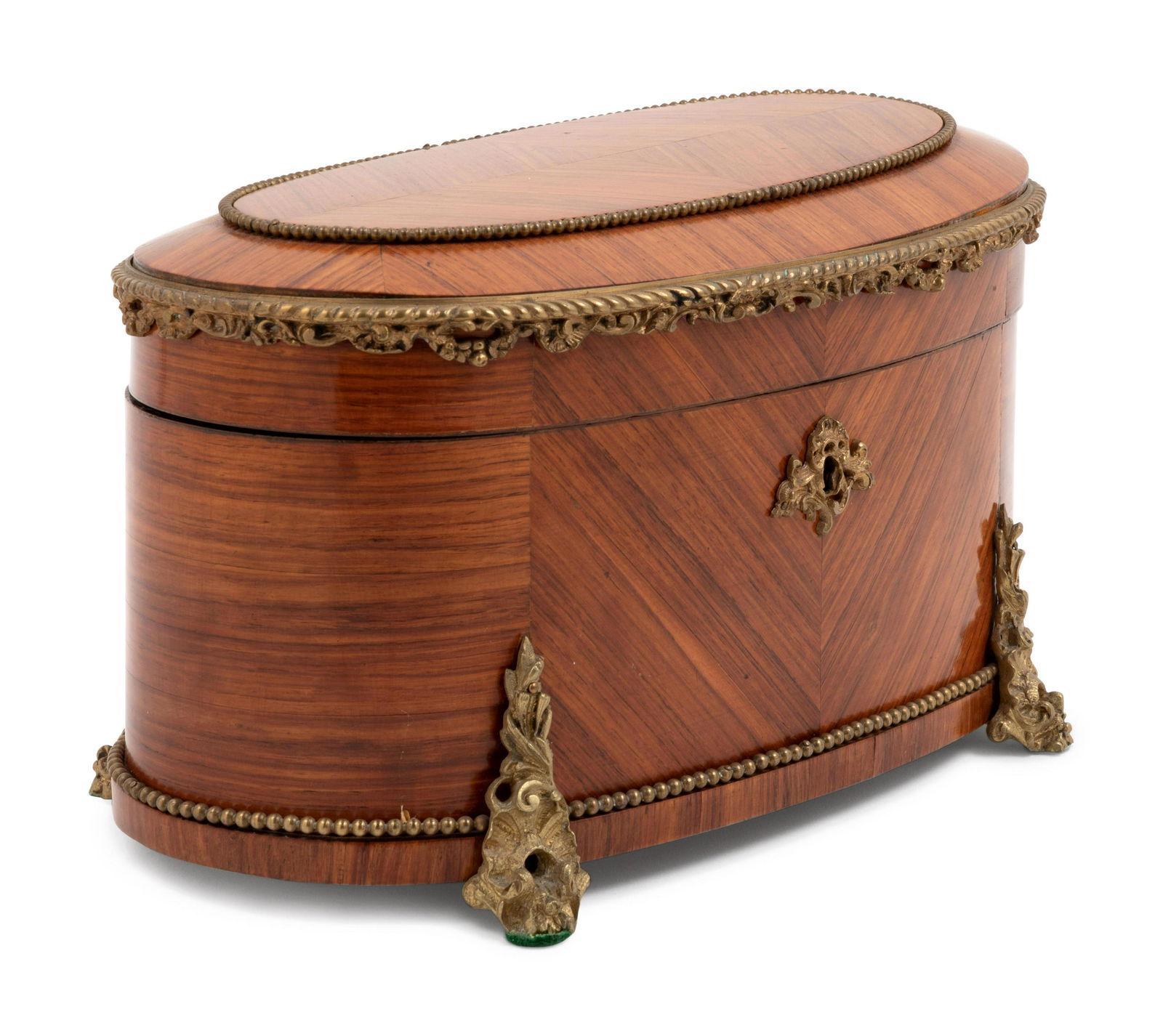 A Napoleon III Gilt Bronze Mounted Kingwood Table (1 of 2)