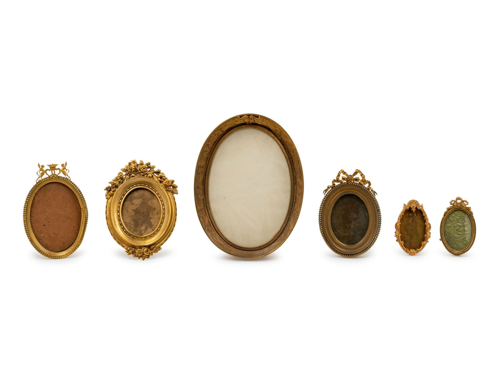 Six French Gilt Metal Frames (1 of 1)