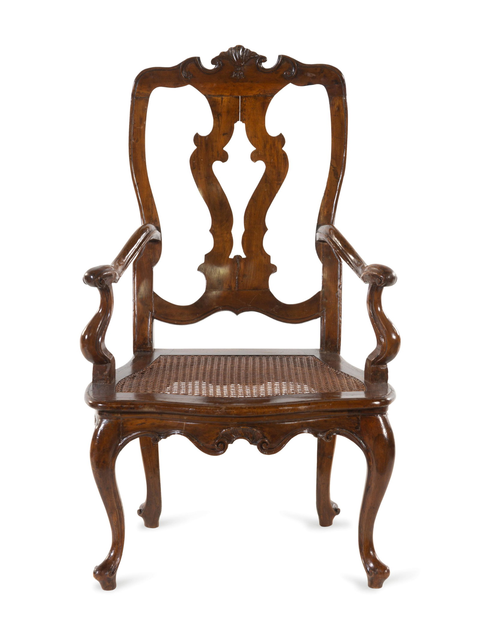 A Dutch Mahogany Armchair: A Dutch Mahogany Armchair Late 18th/Early 19th Century Property from the Estate of Stephen B. Contro, Bassando del Grappa, Italy and Chicago, Illinois