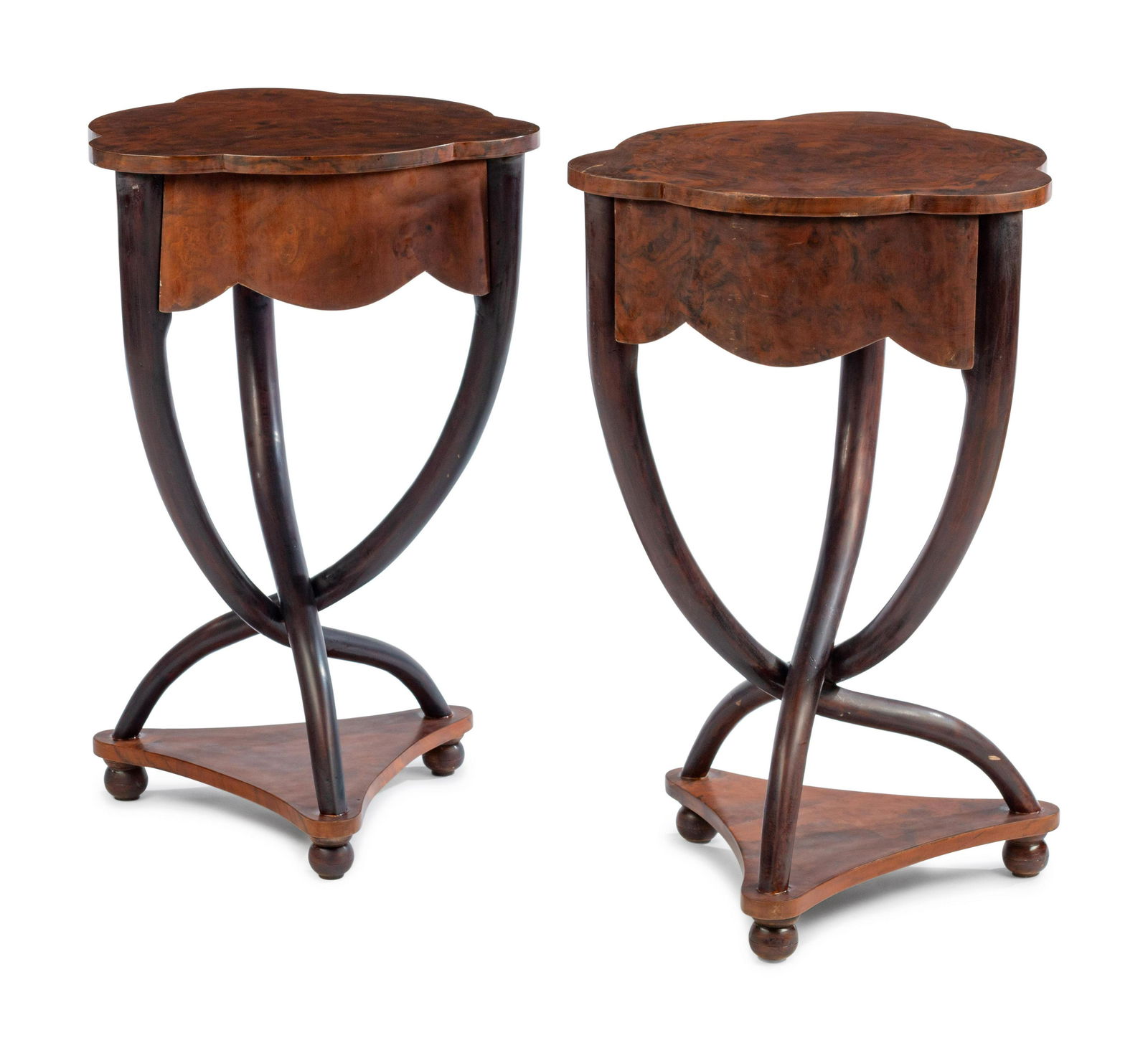 A Pair of Biedermeier Style Side Tables (1 of 1)