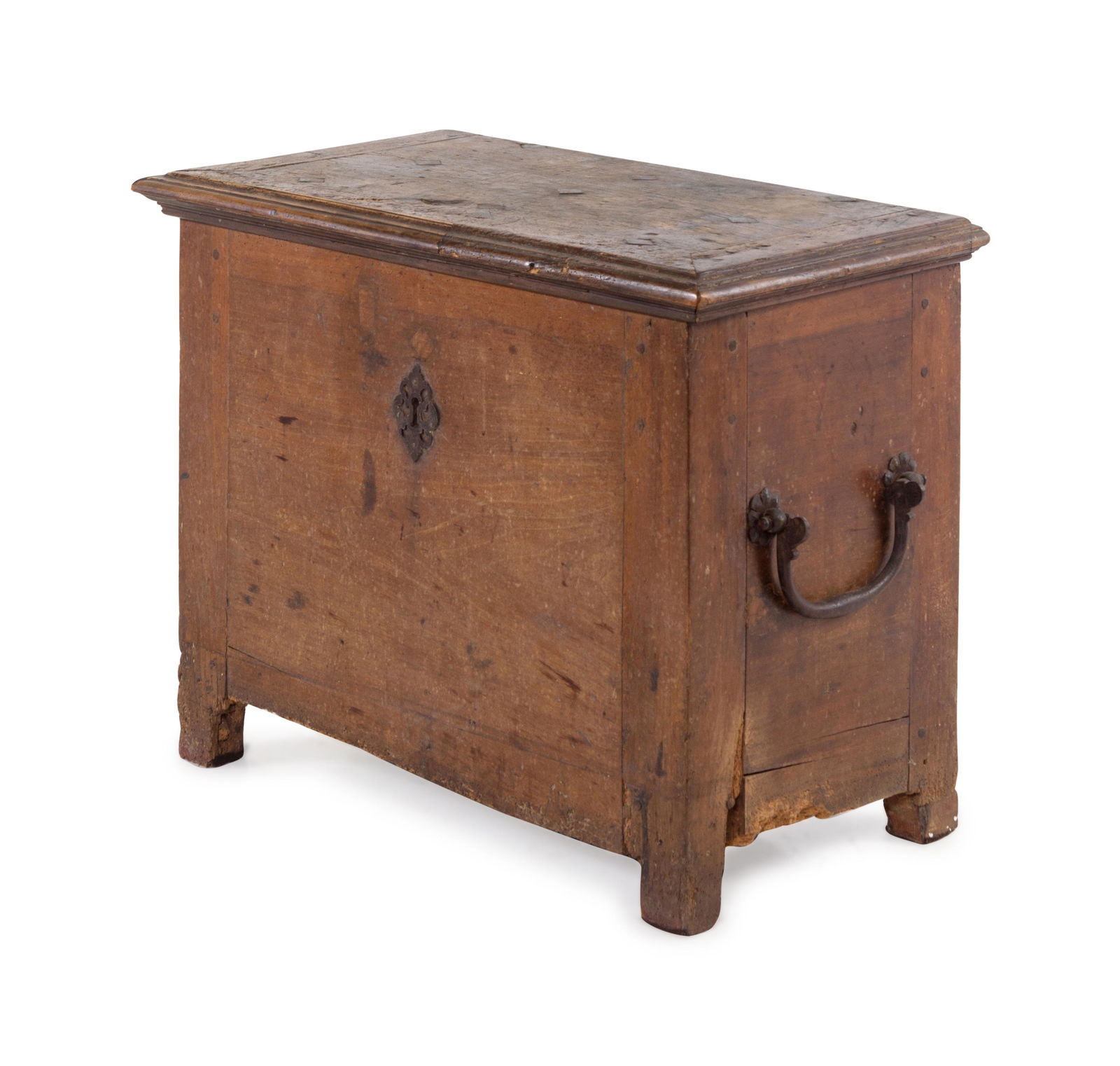 A Continental Iron Mounted Oak Coffer (1 of 1)