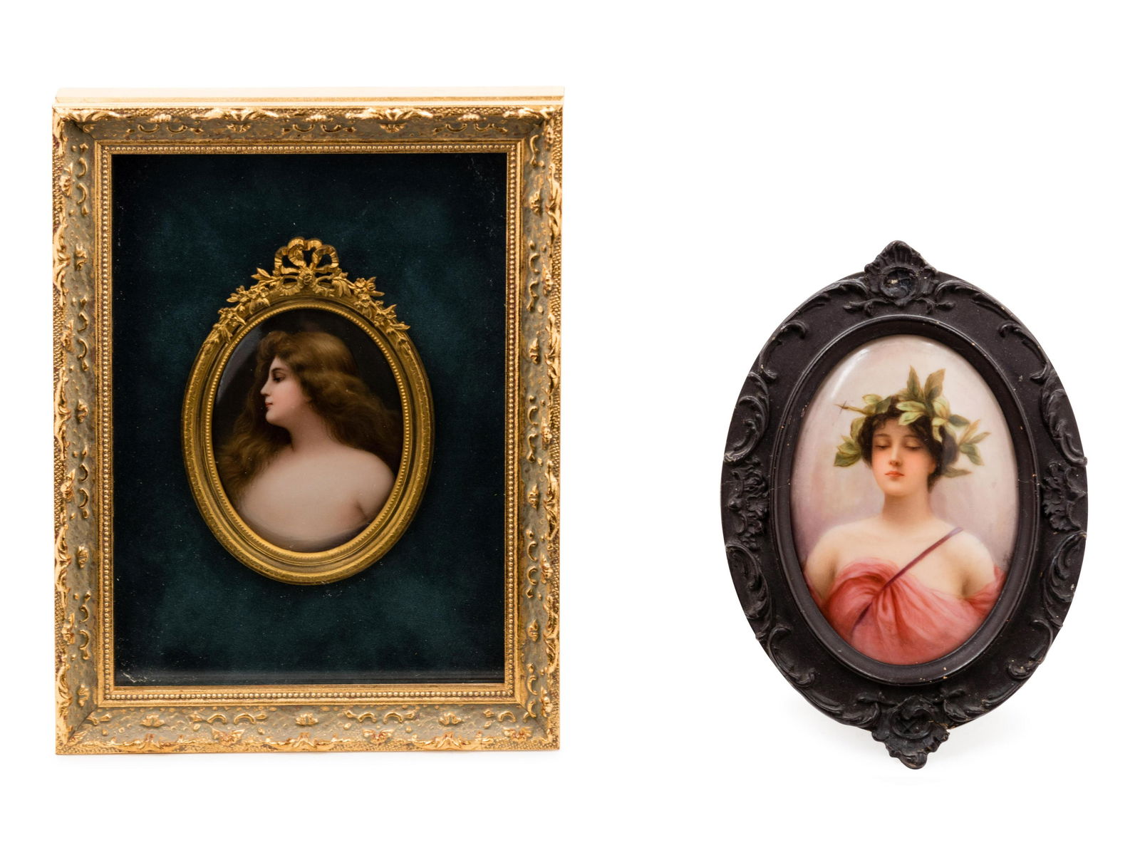 Two Continental Porcelain Plaques (1 of 1)