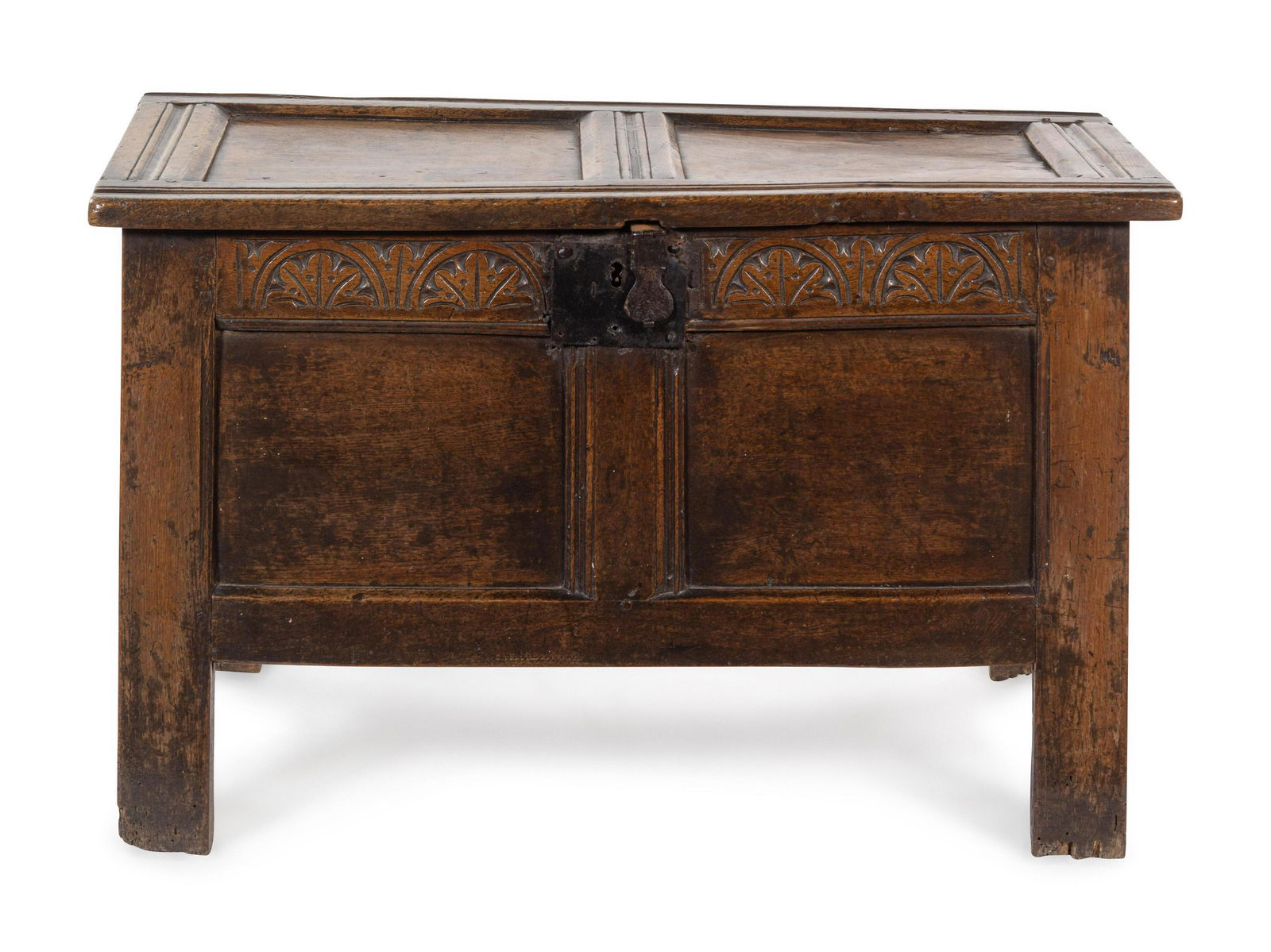 A Charles II Carved Oak Blanket Chest (1 of 2)