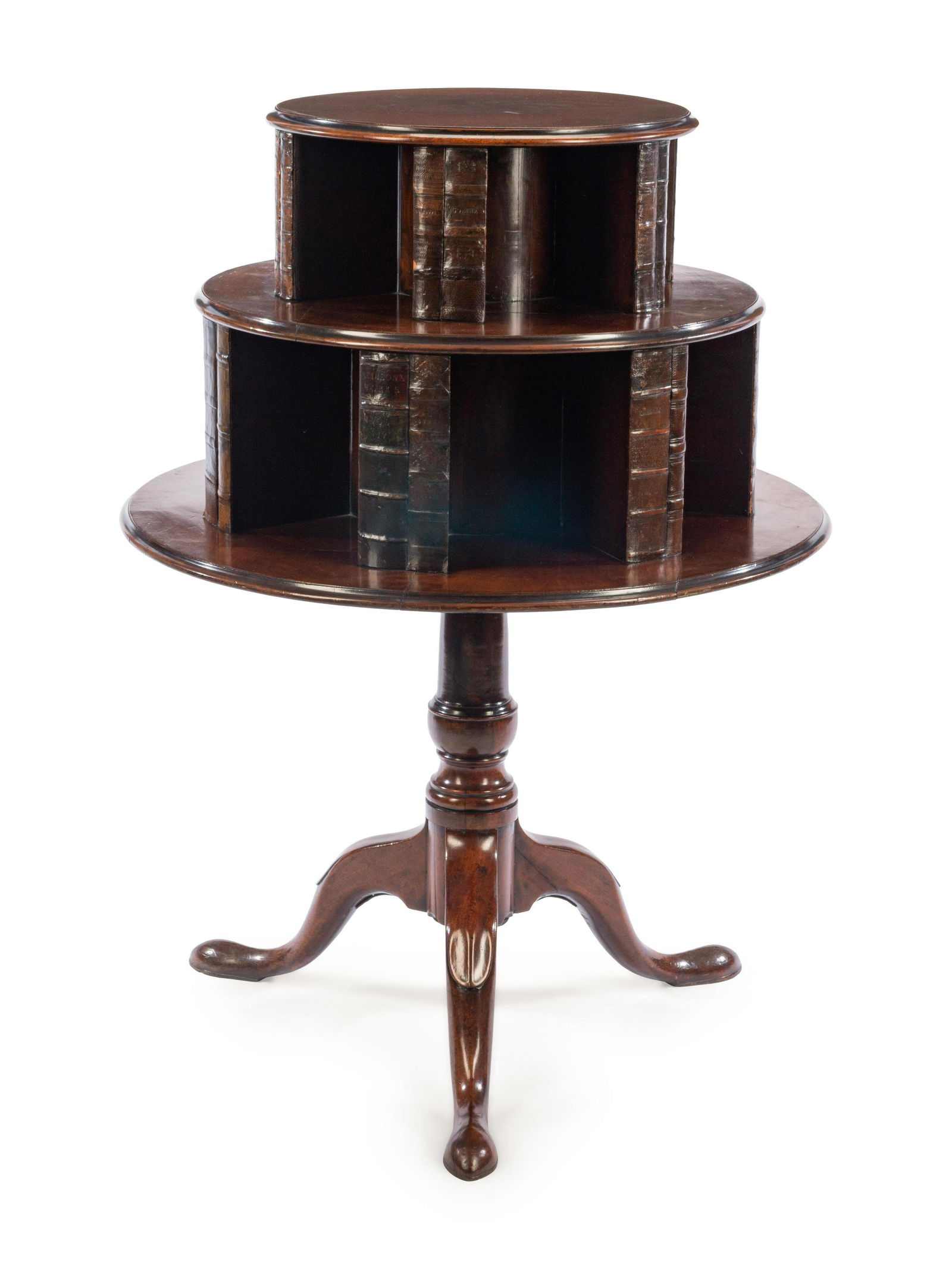 A George III Mahogany Revolving Bookcase (1 of 1)