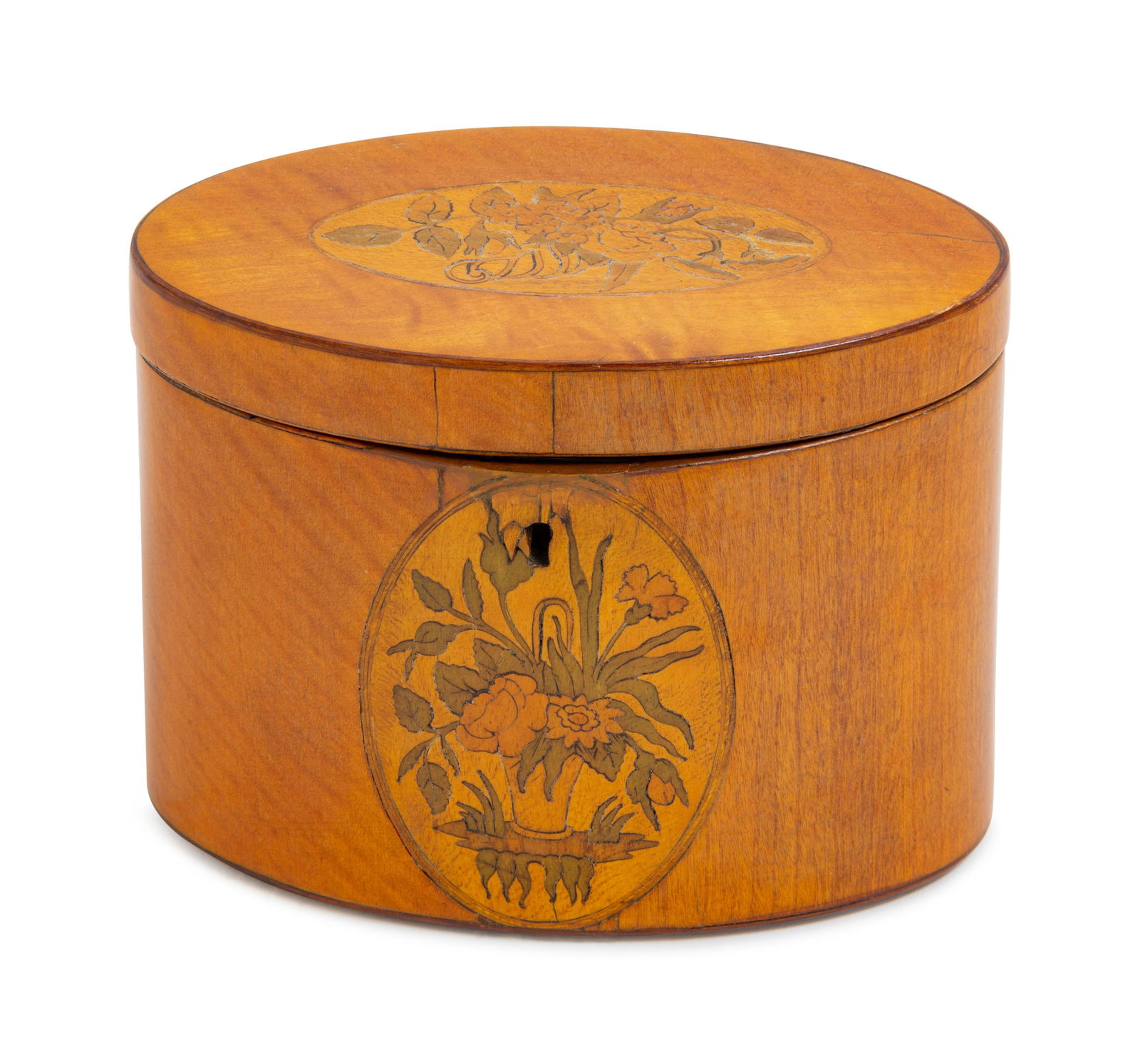 A Regency Marquetry Tea Caddy (1 of 2)