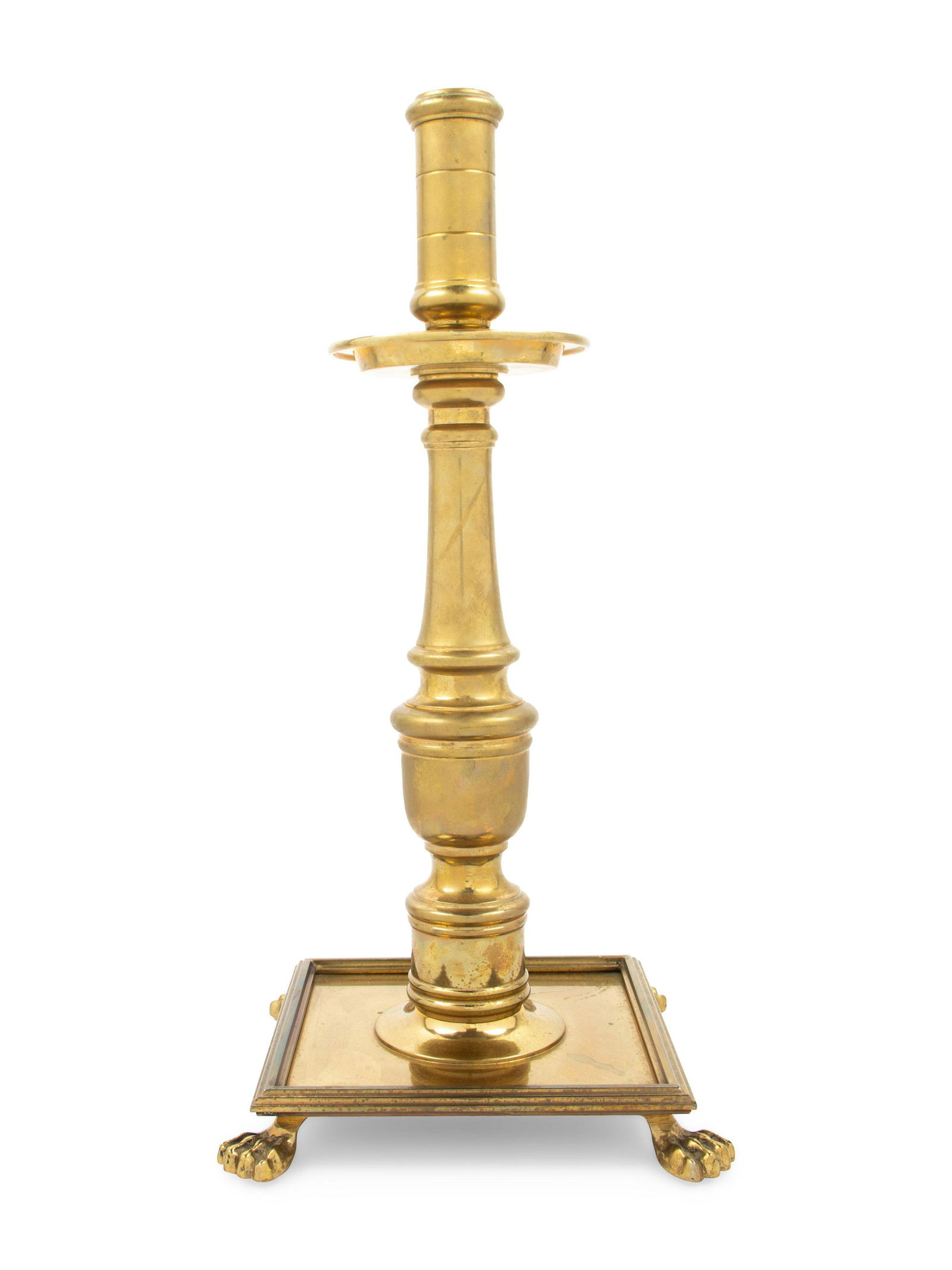 An English Brass Candlestick (1 of 1)