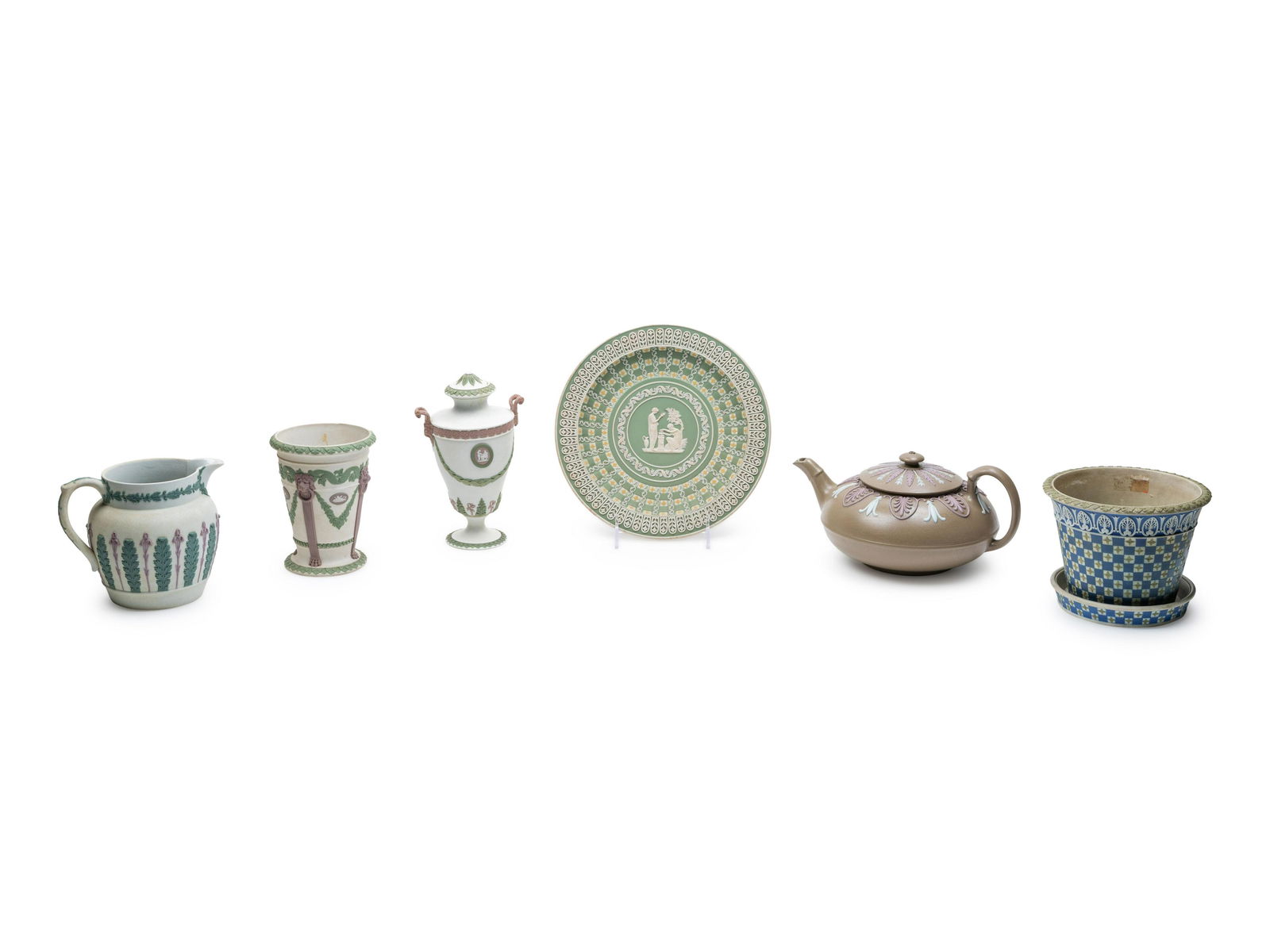 Six Wedgwood Jasperware Articles (1 of 1)