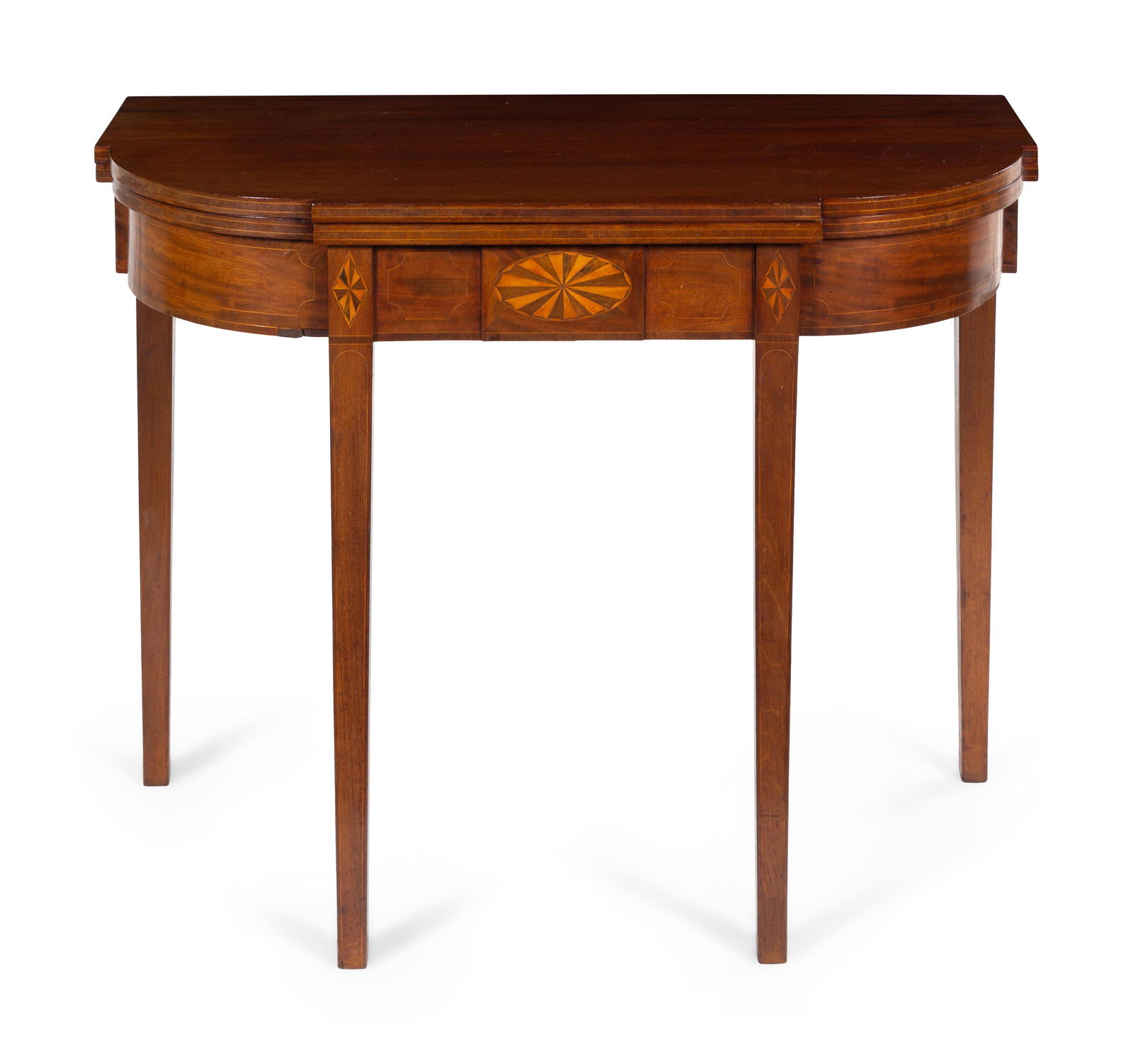 A Federal Mahogany Flip-Top Table (1 of 2)