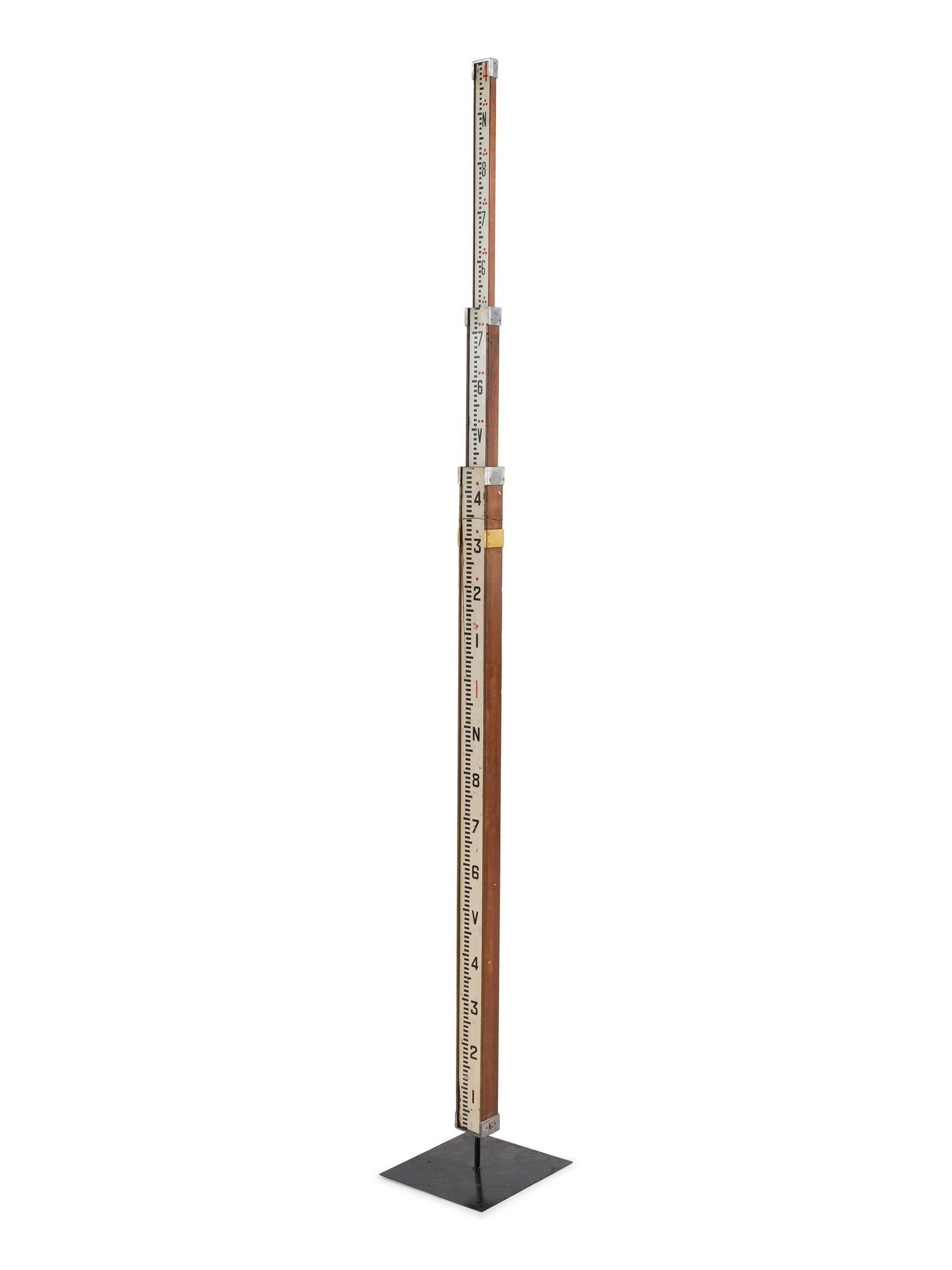 A Polychrome Surveyor's Leveling Rod (1 of 2)